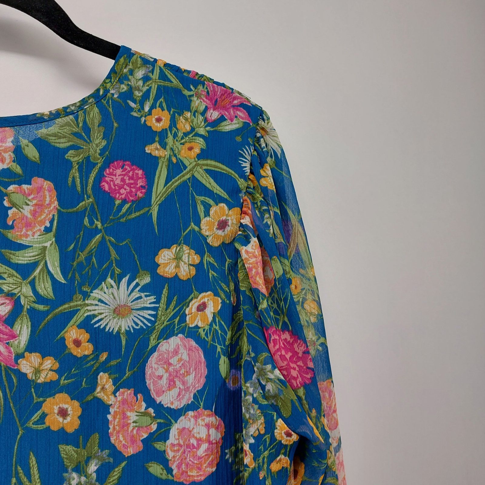 Other Terra & Sky Womens Floral Blouse 1X Spring Polyester Easter Size XXL / US 16-18 / IT 52-54 - 14 Thumbnail