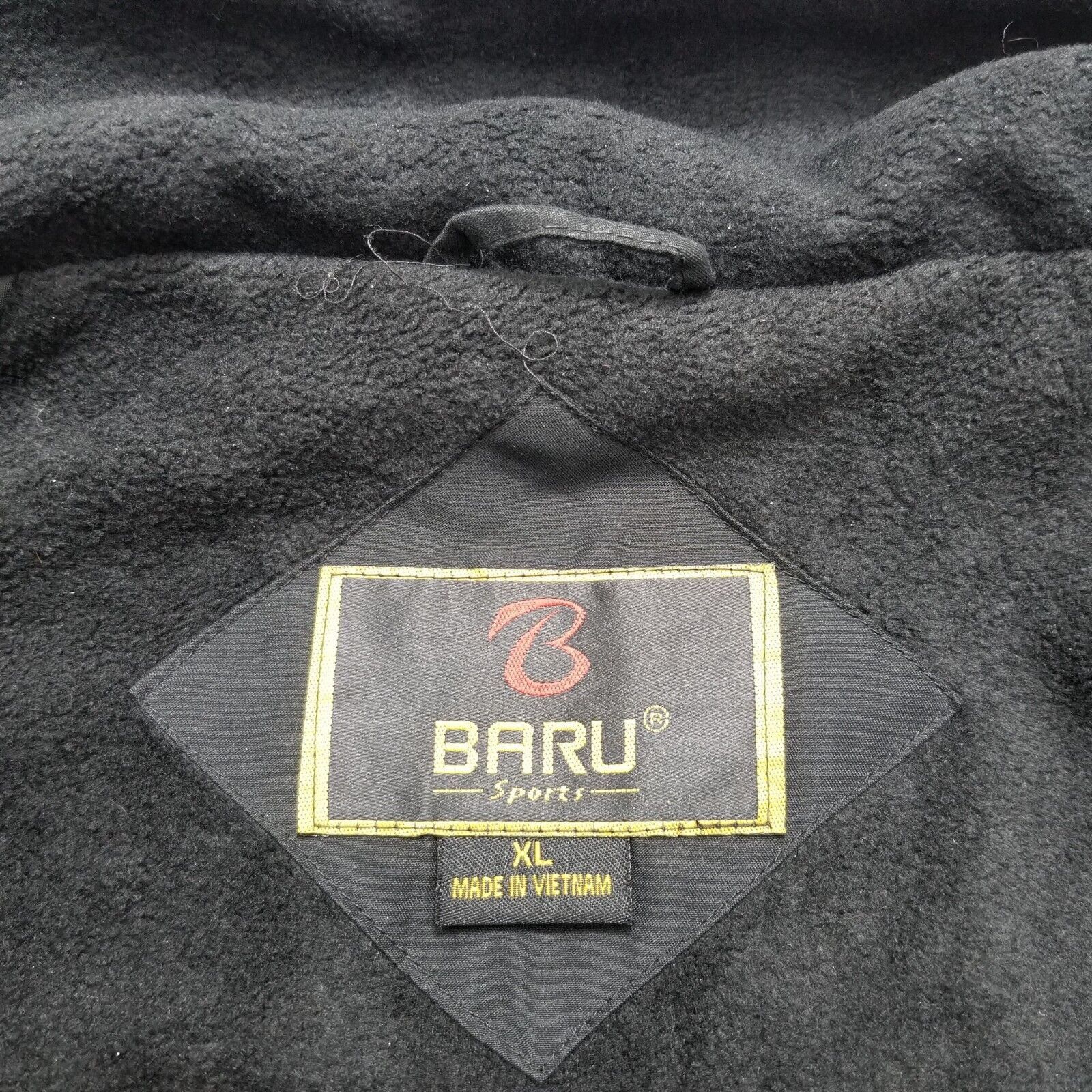 Other Baru Sports Jacket Mens XL Black Full Zip Pockets Size US XL / EU 56 / 4 - 2 Thumbnail