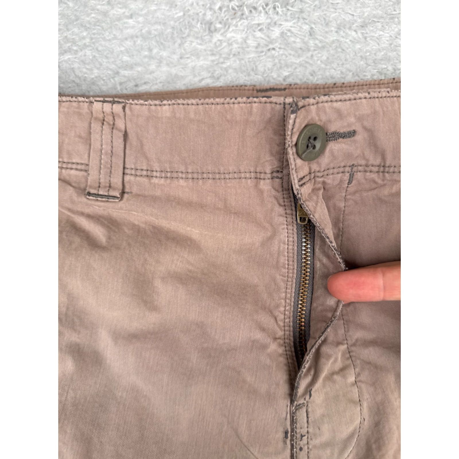 The North Face The North Face Brown Cargo Shorts 32 Regular Cotton Lightweight Quick Dry Mens Size US 32 / EU 48 - 6 Thumbnail