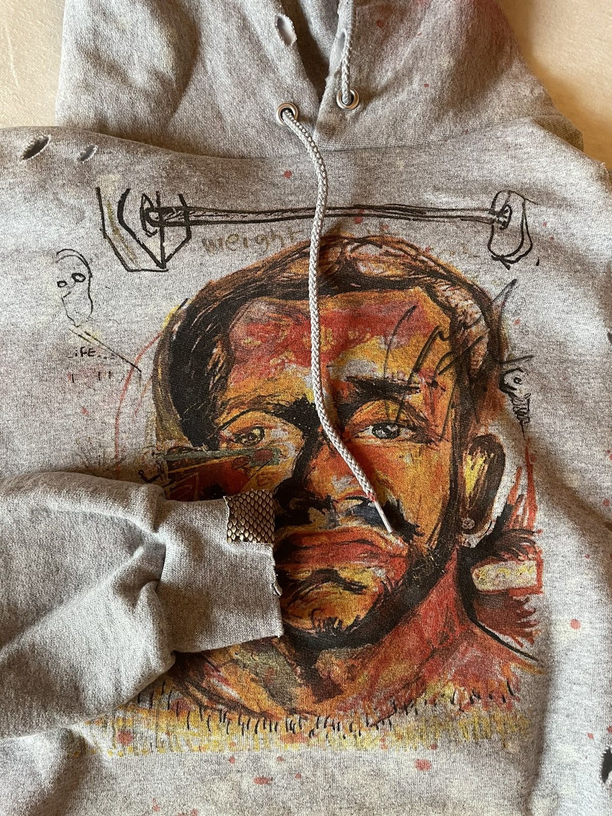 Champion Super Rare, Griselda x Rebirth Studios Chris Benoit Hoodie Size US XL / EU 56 / 4 - 2 Thumbnail