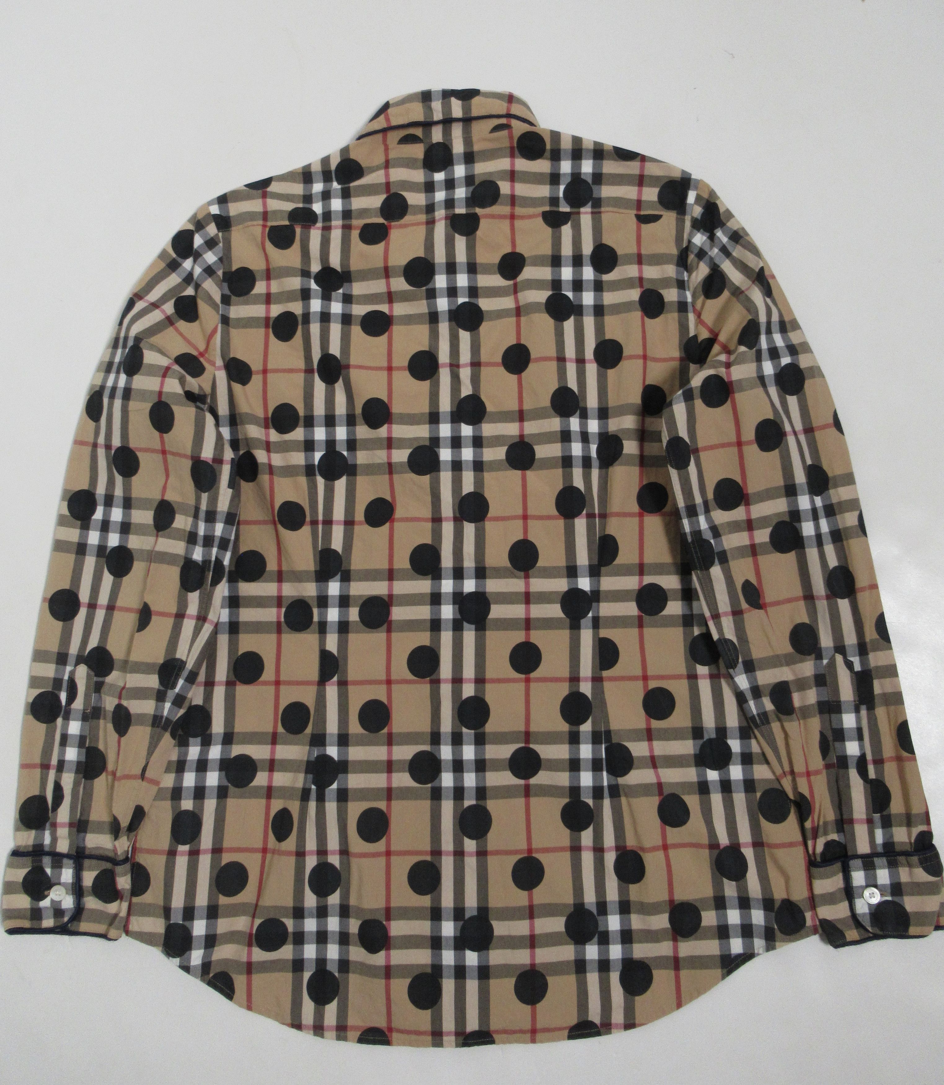 Burberry Burberry London England Polka-Dot Check Shirt Archive Beige Size S / US 4 / IT 40 - 8 Thumbnail