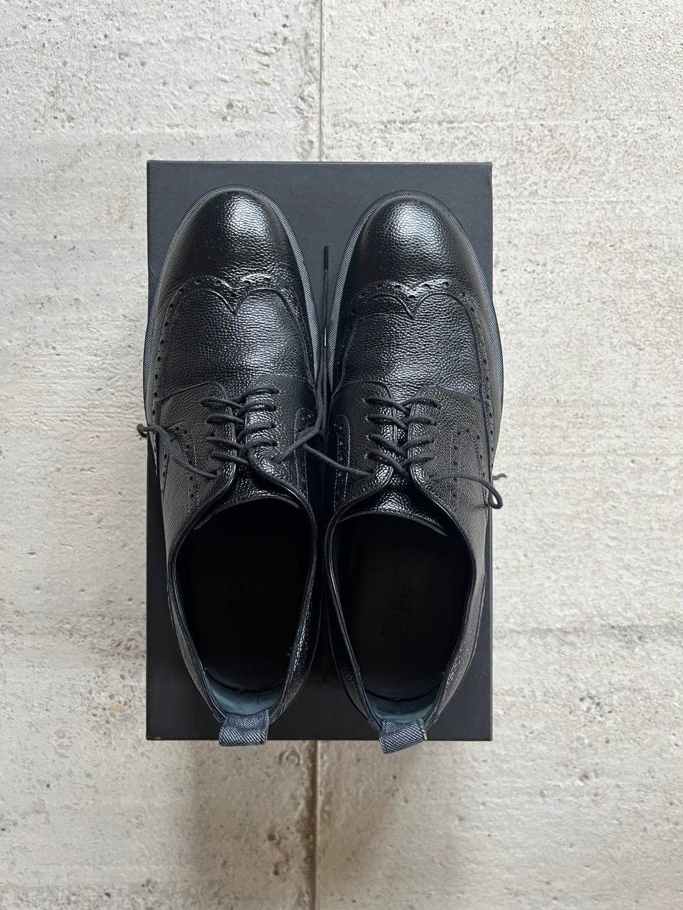Dior Dior Homme FW13 Derby Grained Calfskin / Denim Size US 8.5 / EU 41-42 - 2 Thumbnail