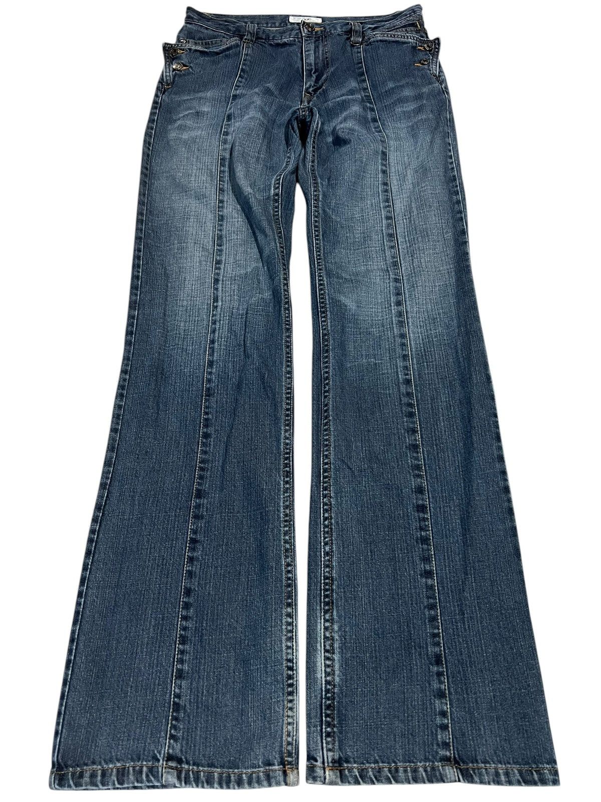 If Six Was Nine × Japanese Brand 🌈Vintage Japanese Brand UJ Flare Jean Size US 30 / EU 46 - 1 Thumbnail