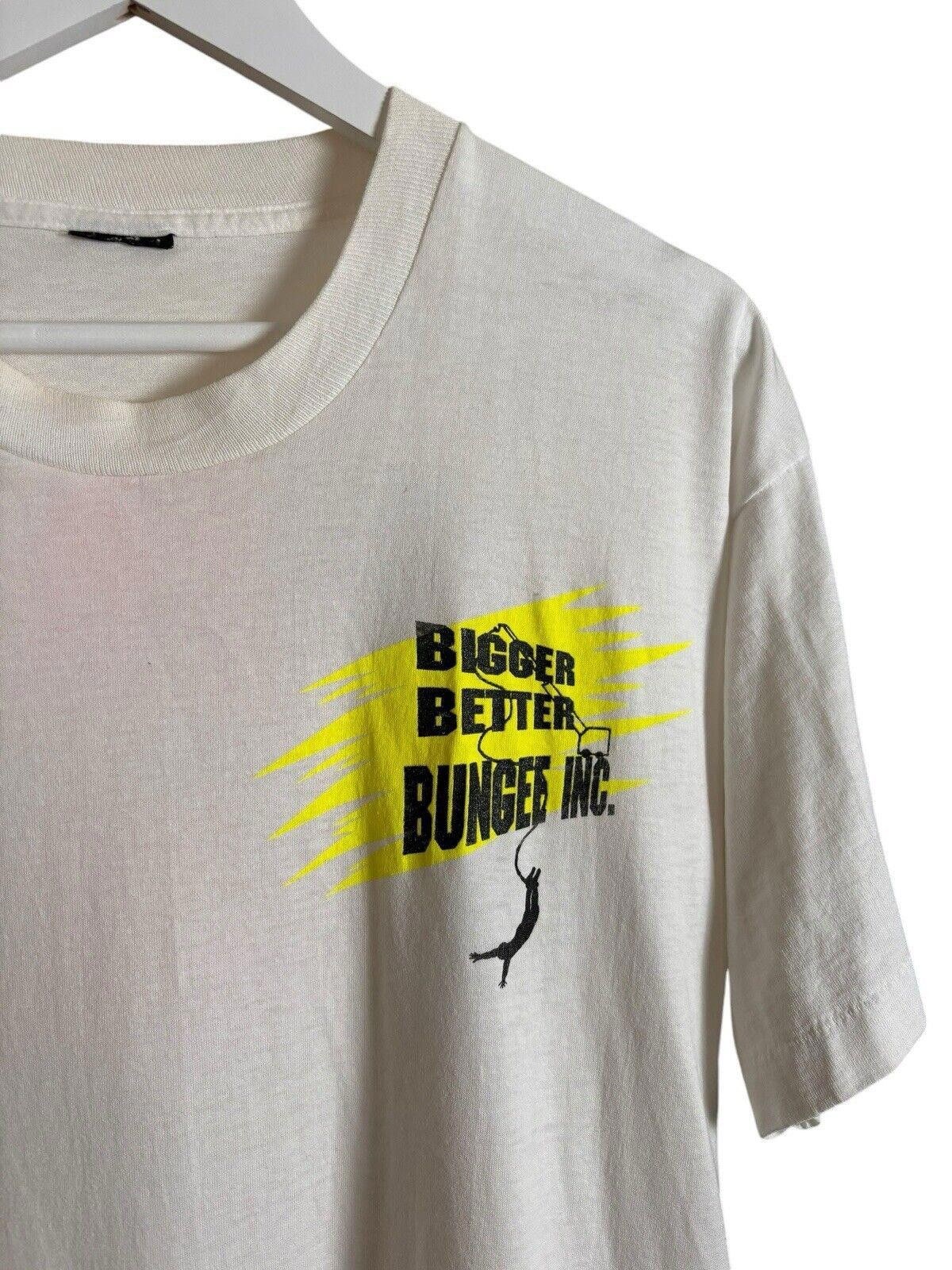 Vintage Vintage 90s Screen Stars Bungee Jump Tshirt Large Bungee Inc Size US L / EU 52-54 / 3 - 6 Thumbnail