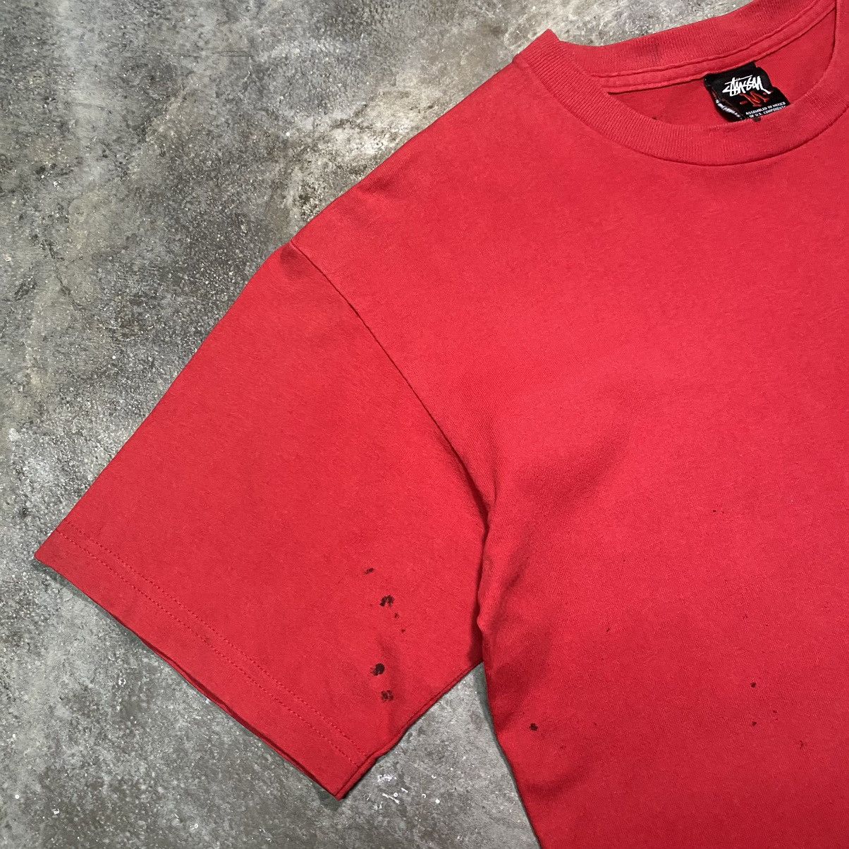 Stussy × Vintage Vintage Stussy Sign Spellout T Shirt y2k Size US M / EU 48-50 / 2 - 6 Thumbnail