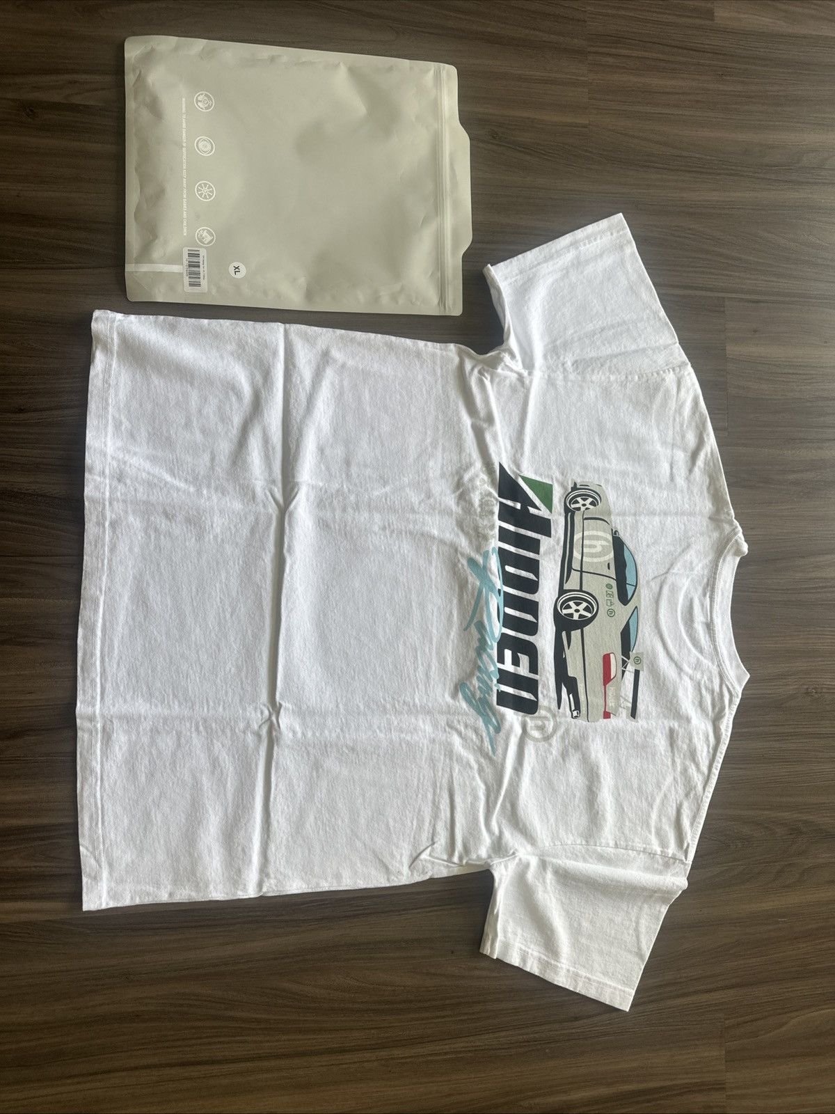 HIDDEN Hidden NY Racing S15 Tee XL White Tee JDM Drift Car Size US XL / EU 56 / 4 - 6 Thumbnail