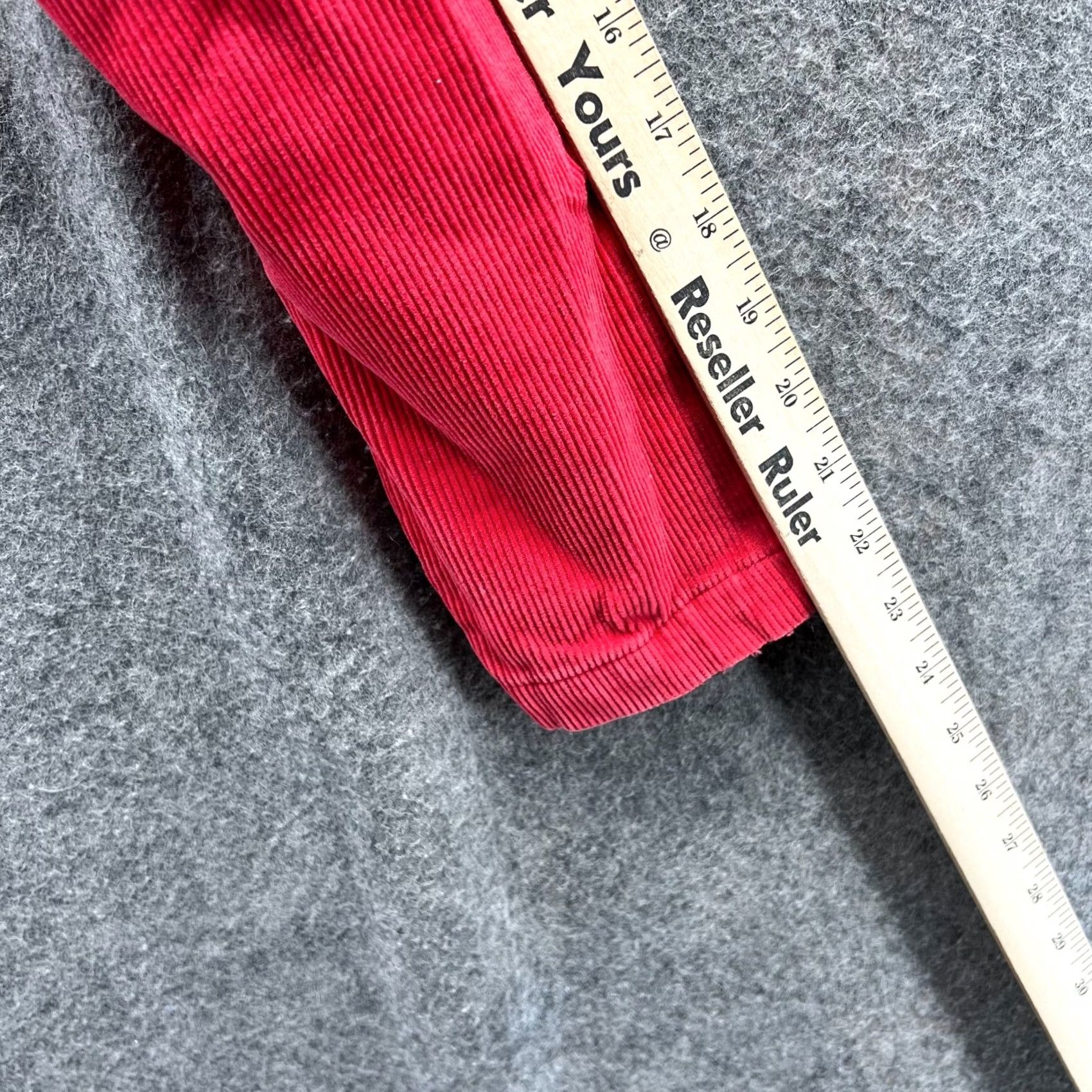 Tommy Hilfiger VINTAGE Tommy Hilfiger Jacket Women Medium Pink Corduroy Cotton Button Down 90s Pink Womens Jacket Size M / US 6-8 / IT 42-44 - 4 Thumbnail