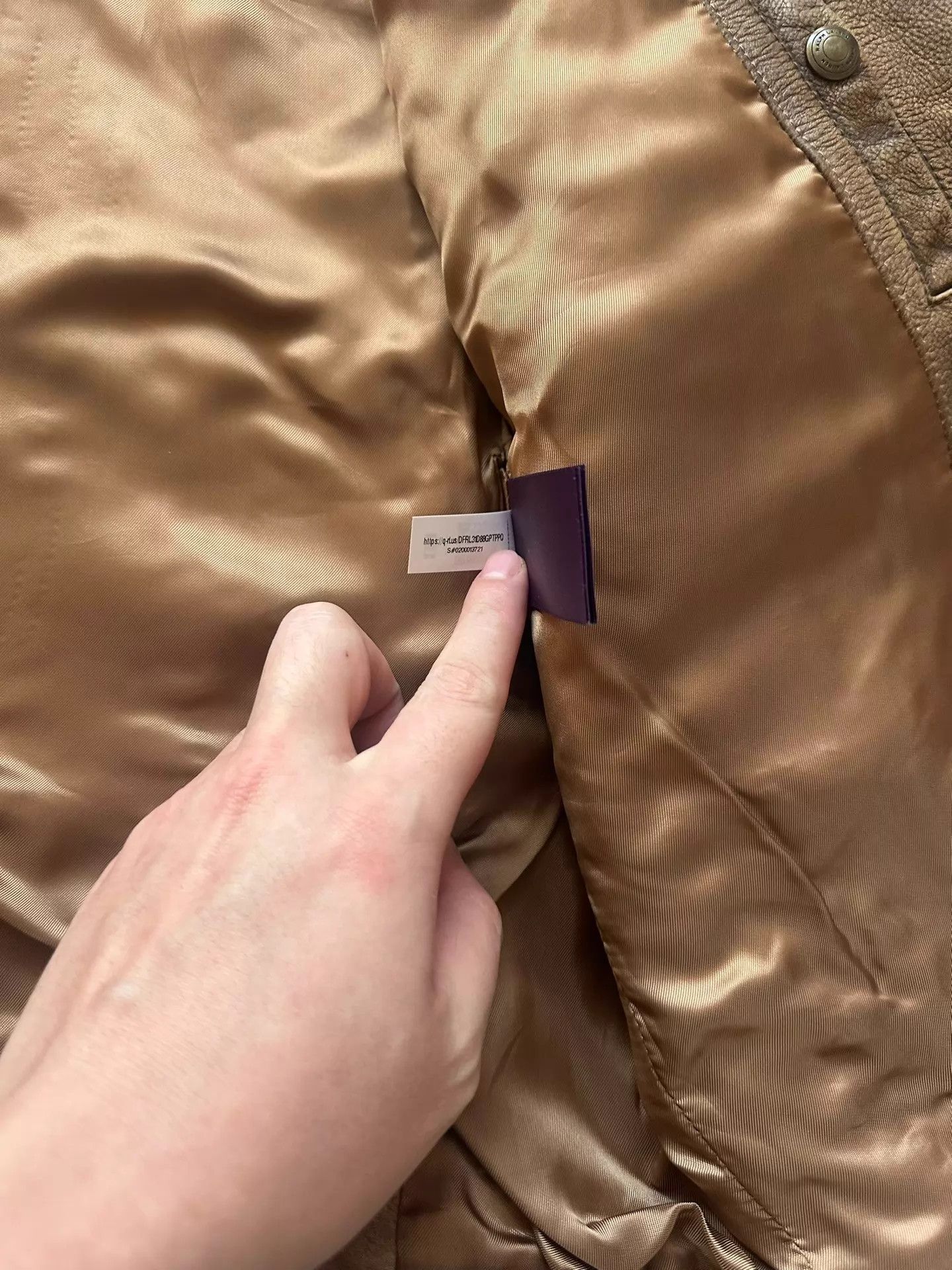 Ralph Lauren RL Purple Label Distressed Zipper Biker Leather Jacket Size US L / EU 52-54 / 3 - 5 Thumbnail