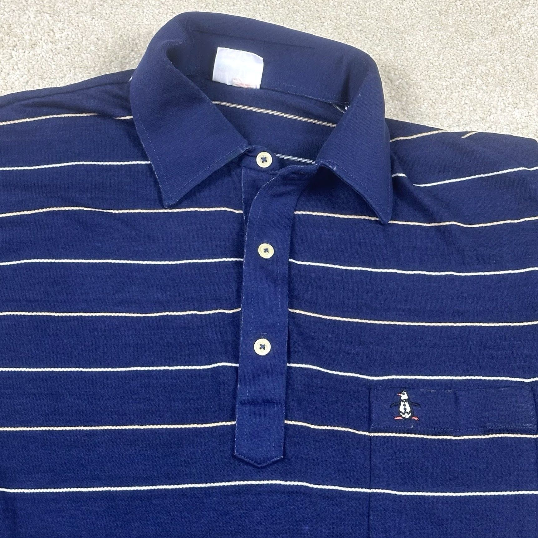 Vintage VINTAGE Grand Slam Munsing Wear Polo Shirt Mens Large Blue 80s 90s Modern Retro Golf Shirt Size US L / EU 52-54 / 3 - 2 Thumbnail