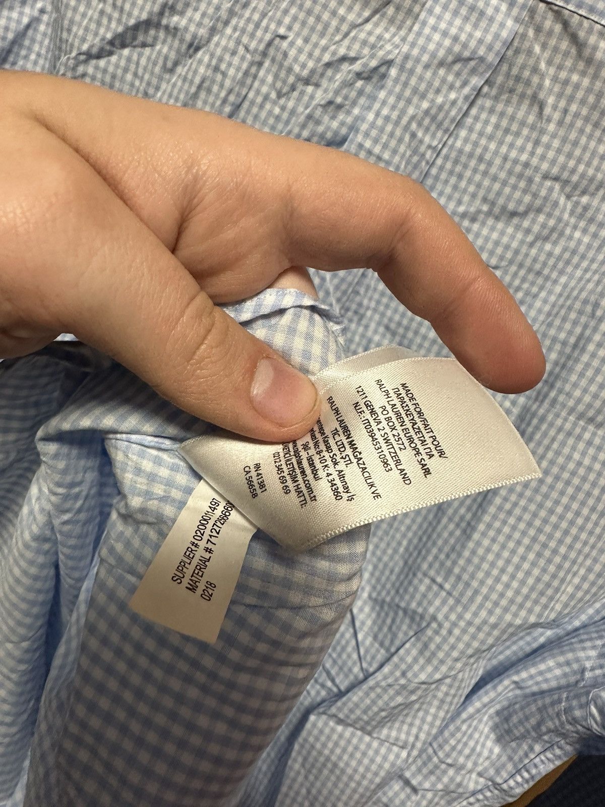 Polo Ralph Lauren Polo Ralph Lauren Blue and White Shirt Button Ups Size US M / EU 48-50 / 2 - 9 Thumbnail