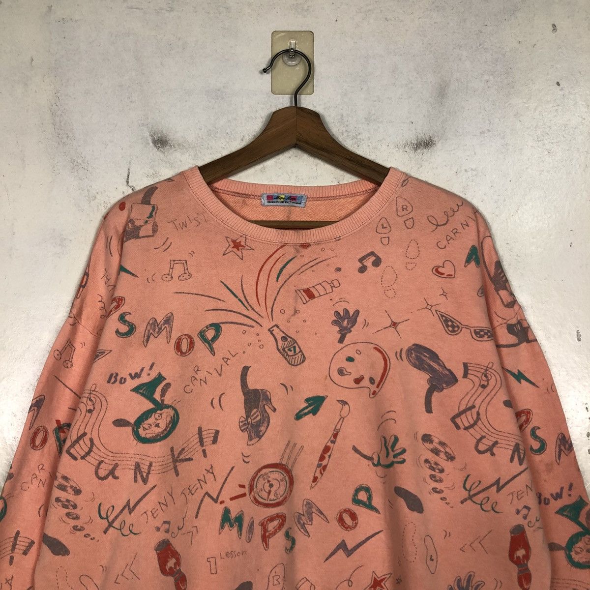 Issey Miyake 📌Vintage Sweatshirt Unbranded Full Print Issey Miyake Size US M / EU 48-50 / 2 - 5 Thumbnail