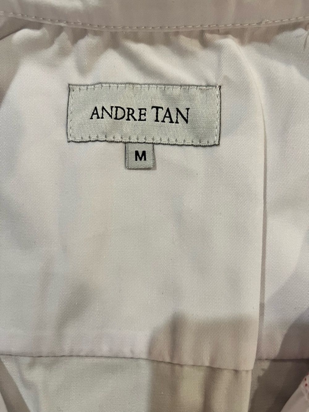 Other Andre Tan White Belted Midi Shirt Dress Utility NWOT Size M Size M / US 6-8 / IT 42-44 - 6 Thumbnail