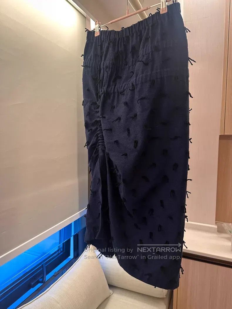 Issey Miyake Issey Miyake size:F Blue Midi Skirt Size 31" - 1 Thumbnail