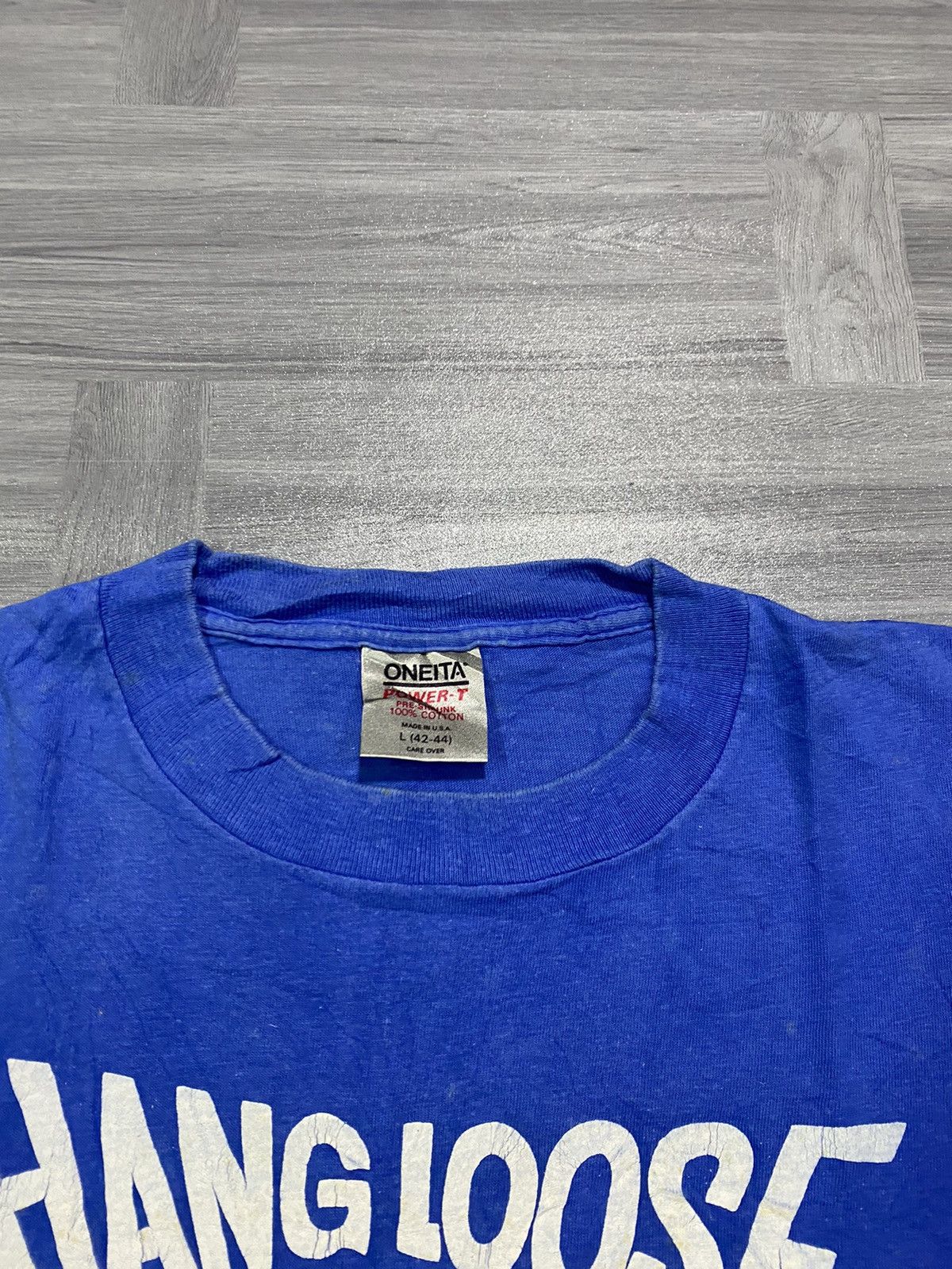 Hanes Vintage 90s Hang Loose Hawaii Shaka Souvenir Size US L / EU 52-54 / 3 - 7 Thumbnail