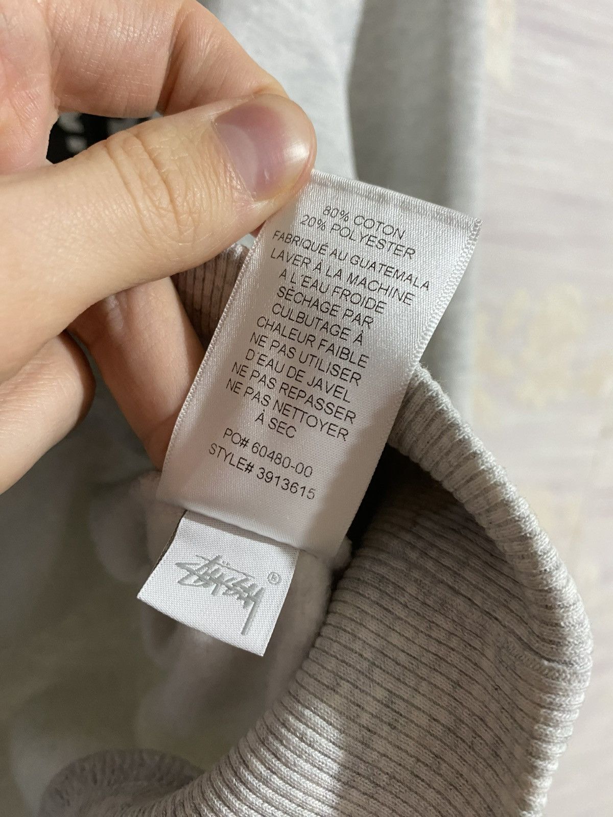 Dover Street Market × Stussy Stussy x Dover Street Market Grey Sweatshirt Size US M / EU 48-50 / 2 - 8 Thumbnail
