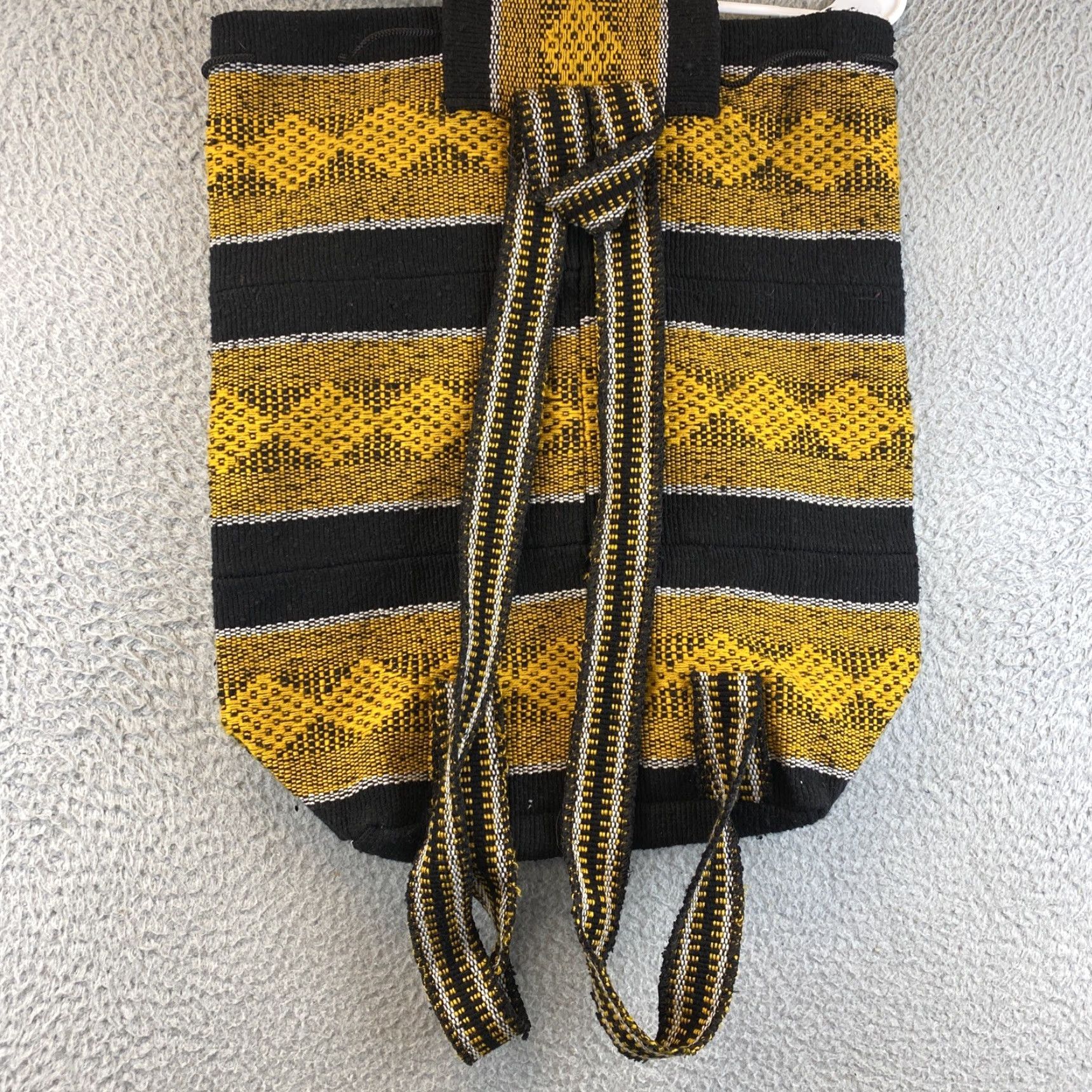 Vintage Pittsburgh Steelers Drawstring Backpack Sack Tote Bag Beach Sport Daypack/ 85-49 85-49 Size ONE SIZE - 5 Thumbnail
