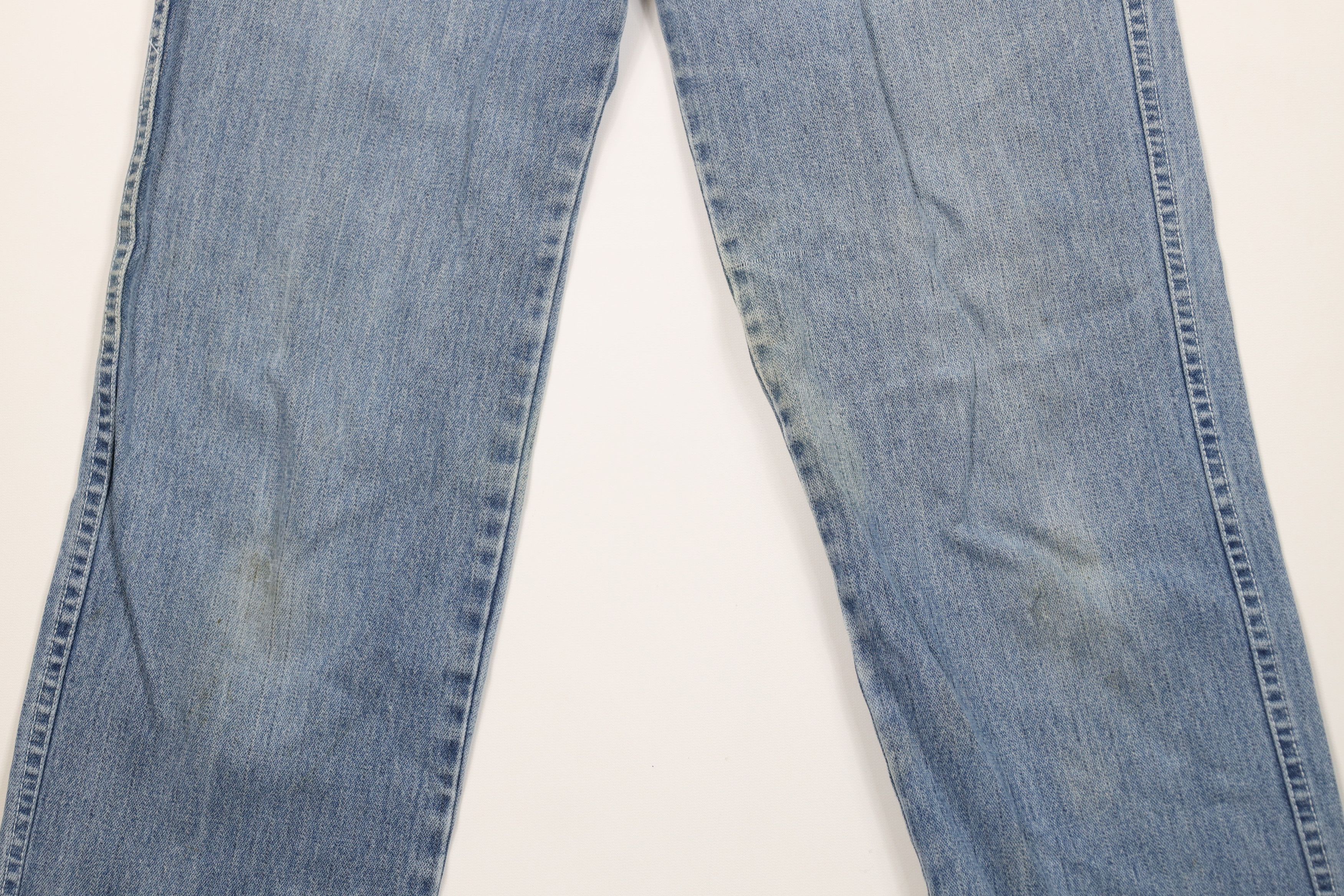 Vintage Vintage 90s Streetwear Striped Straight Leg Denim Jeans Size 32" / US 10 / IT 46 - 3 Thumbnail