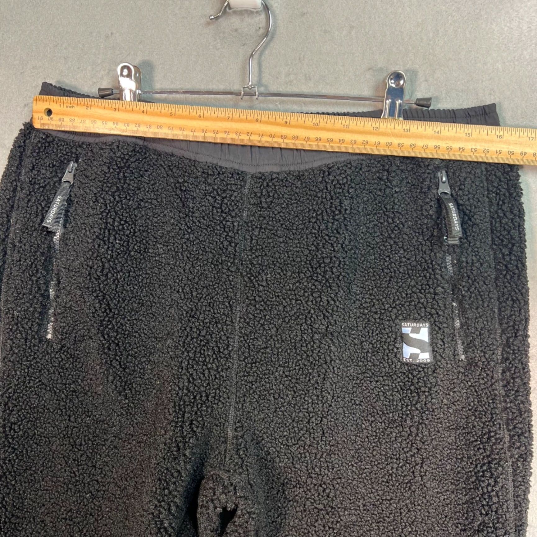 Vintage Saturdays New York City Black Fleece Jogger Sweatpants Men’s Medium Size US 31 - 7 Thumbnail