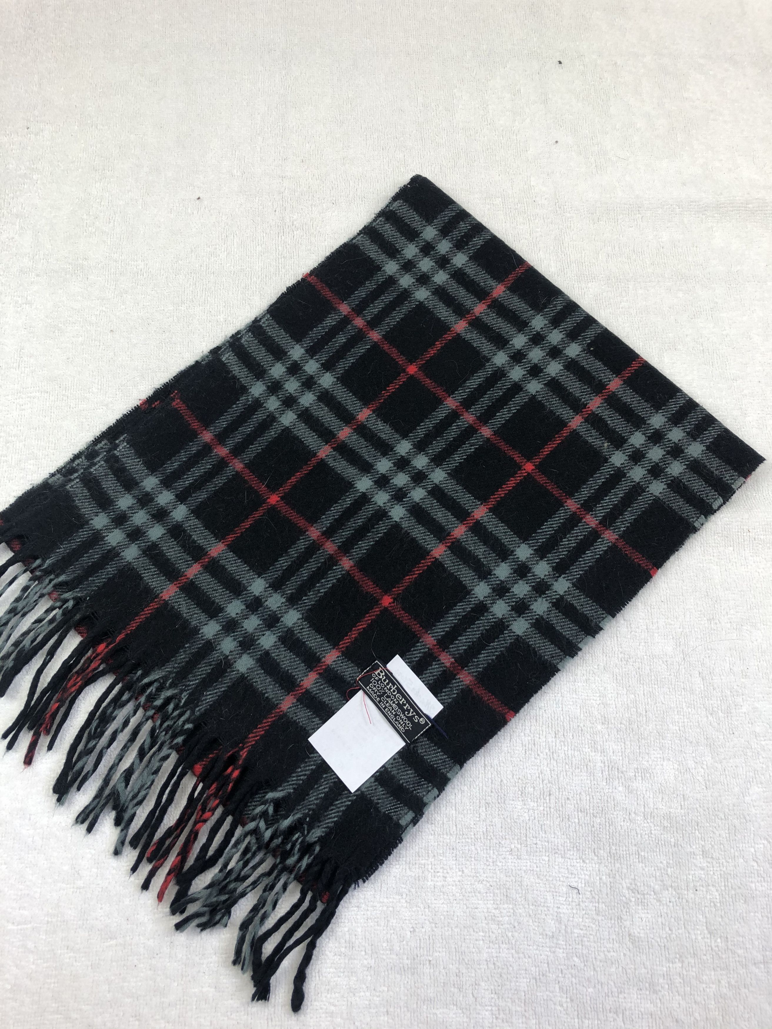 Burberry Vintage Burberry Lambswool Scarf / Muffler / Neckwear Size ONE SIZE - 6 Thumbnail