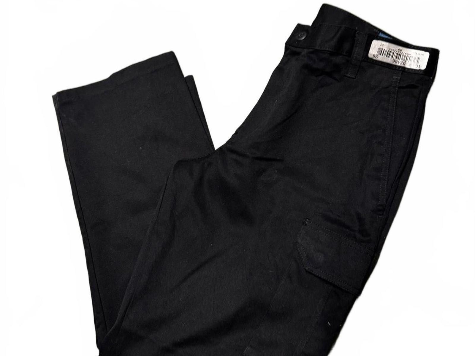 Designer Men's Black Cargo Pants - Durable Utility Trousers Size US 32 / EU 48 - 1 Thumbnail