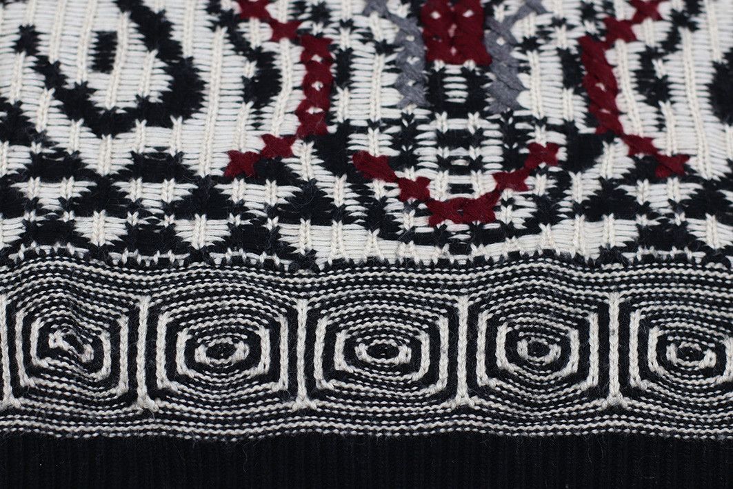 Antik Batik Ethnic Pattern Wool-Acrylic Sweater by Antik Batik, M/40 Size M / US 6-8 / IT 42-44 - 7 Thumbnail