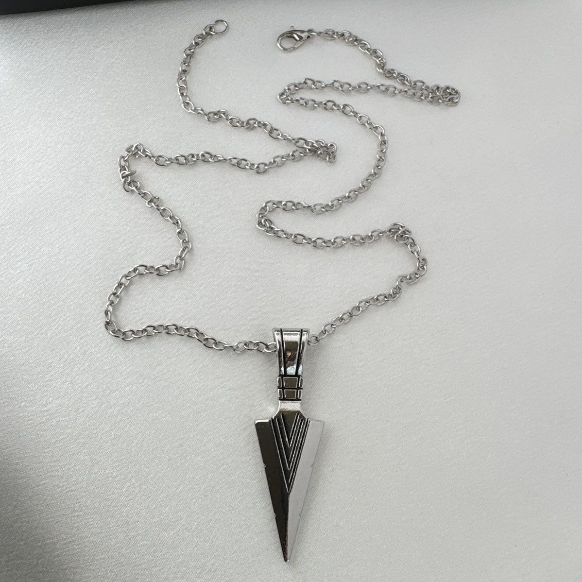 Other Geometric Triangle Cone Pendant Necklace for Men Women Size ONE SIZE - 4 Thumbnail