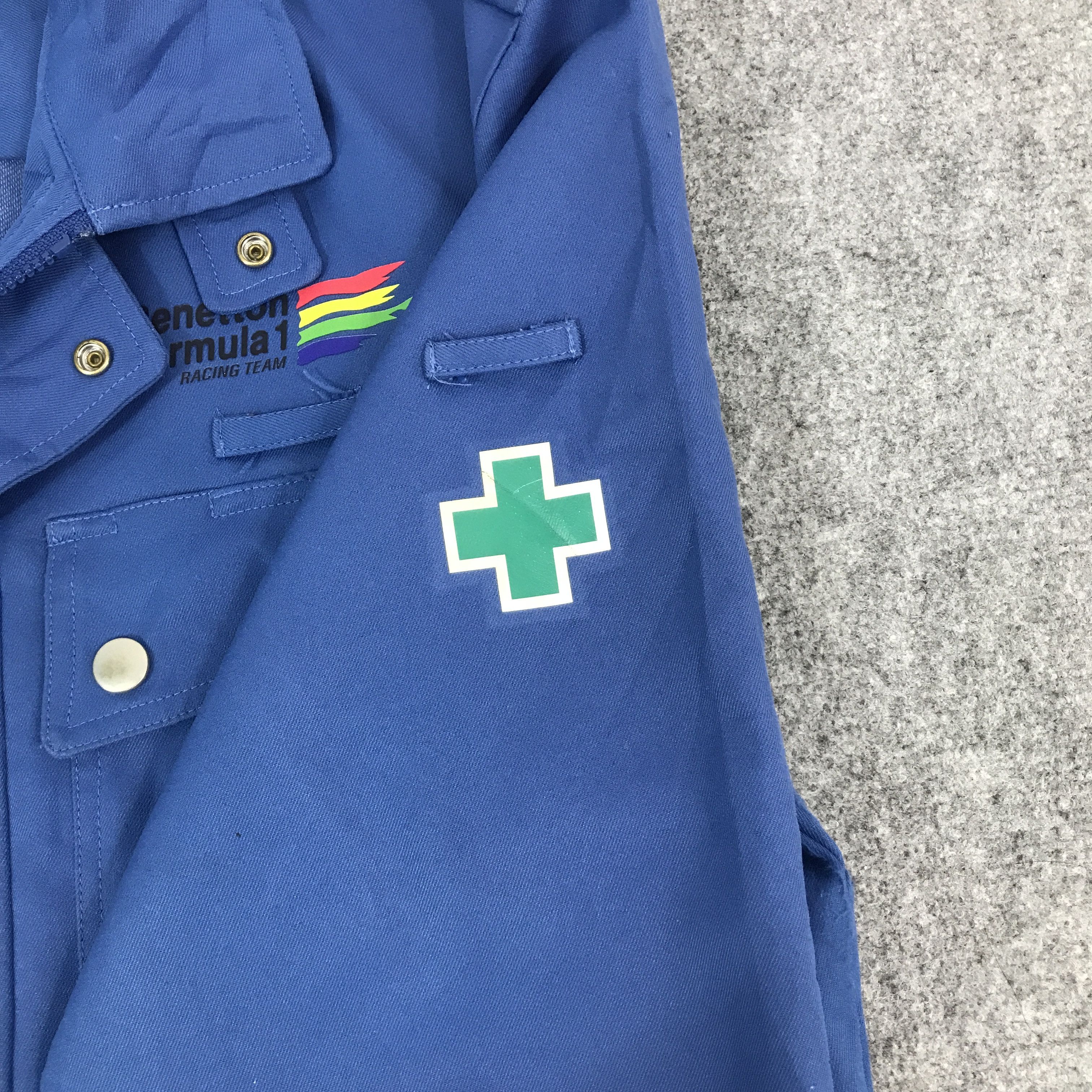 Japanese Brand × United Colors Of Benetton Vtg benetton formula 1 racing works jacket Size US M / EU 48-50 / 2 - 10 Thumbnail
