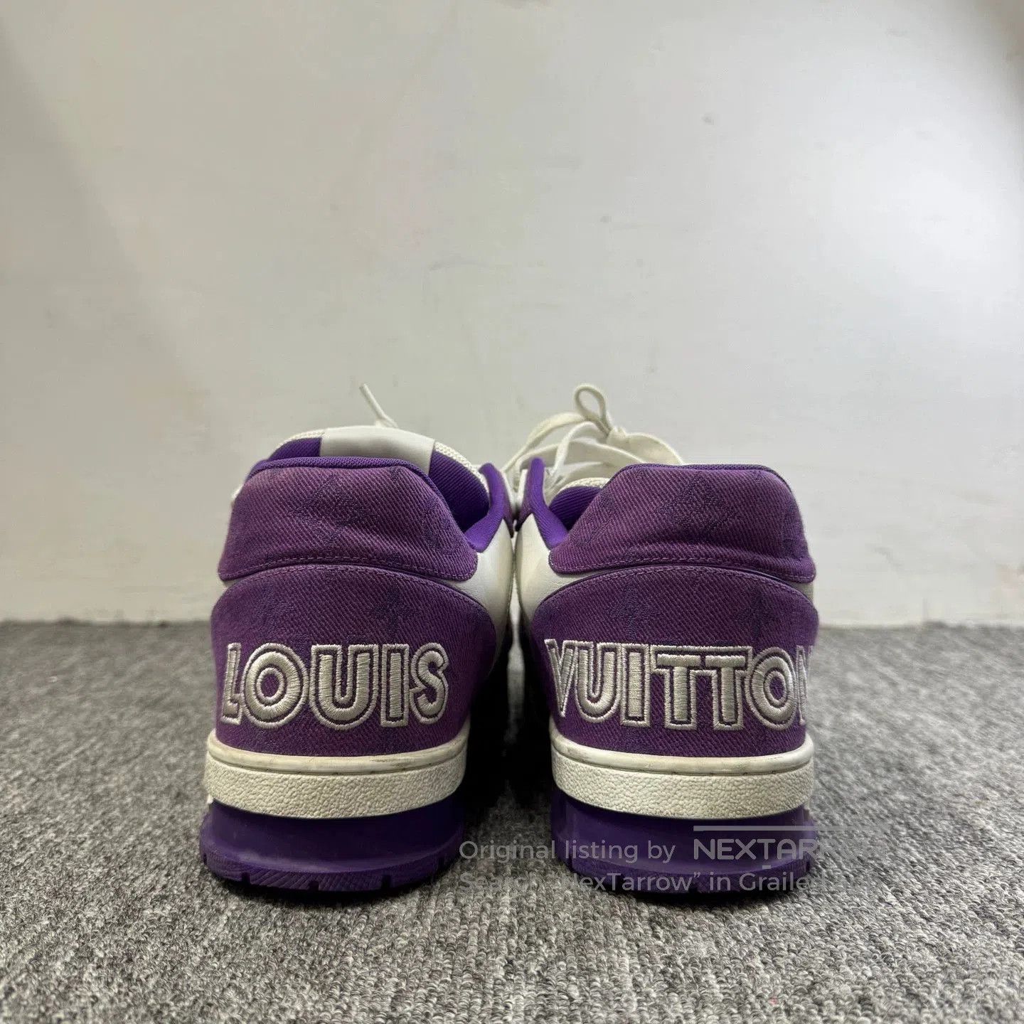 Louis Vuitton Purple High-Top Sneakers Size 7.5. Size US 7.5 / EU 40-41 - 3 Thumbnail