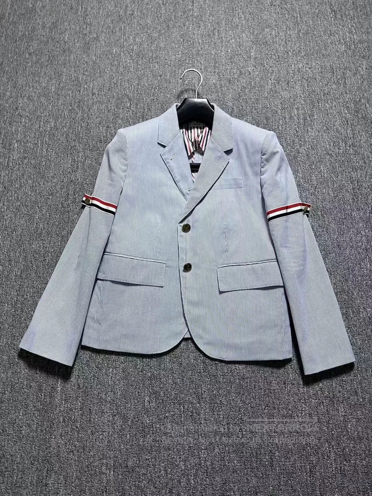 Thom Browne Thom Browne Blue Striped Women's Suit. Size M / US 6-8 / IT 42-44 - 1 Thumbnail