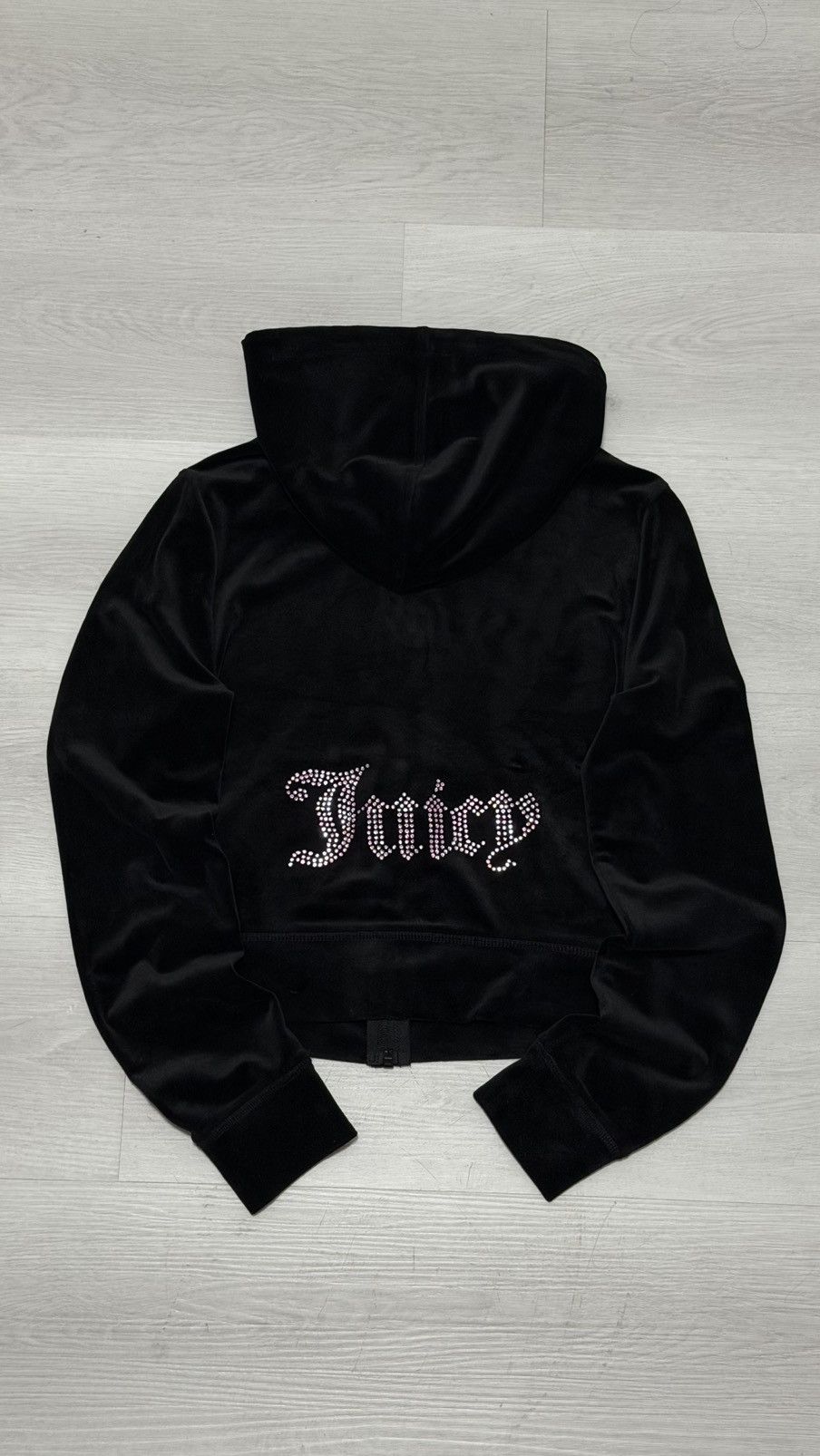 Juicy Couture Juicy Couture Y2K Bedazzled Velour Zip Up Hoodie Women’s S Size S / US 4 / IT 40 - 1 Thumbnail