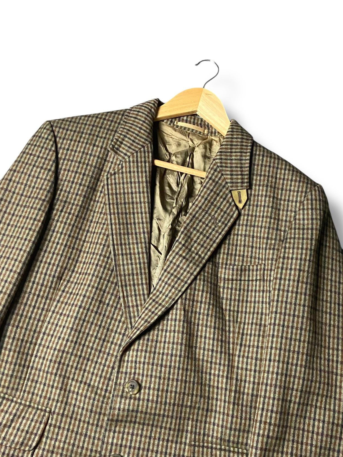 Aquascutum Vintage Aquascutum Checkered Blazer (159) Size US XS / EU 42 / 0 - 5 Thumbnail