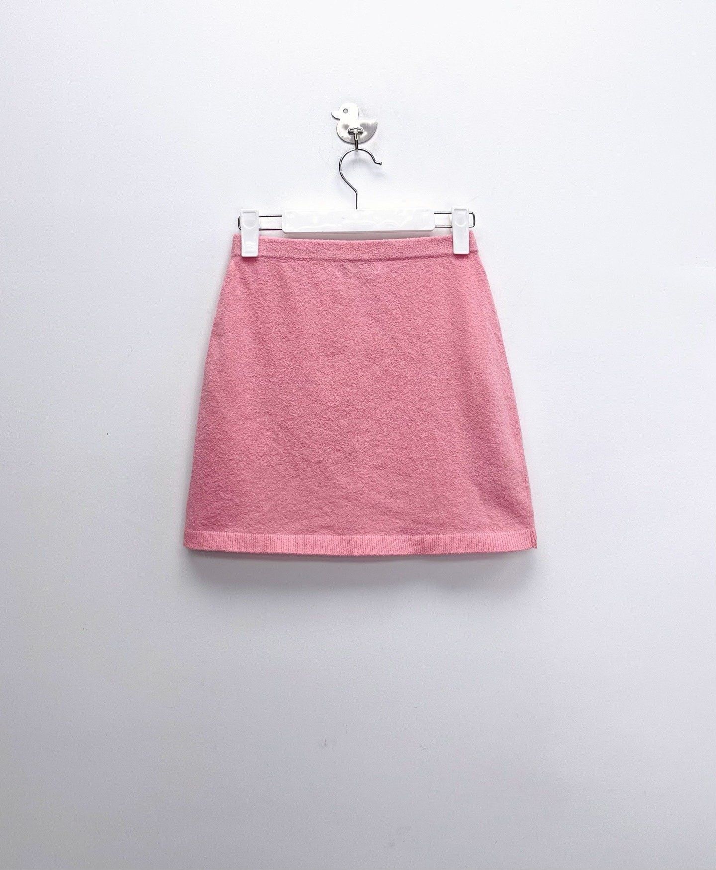 Miu Miu Miu Miu Pink Terry Intarsia Logo Skirt Size US S / EU 44-46 / 1 - 2 Thumbnail