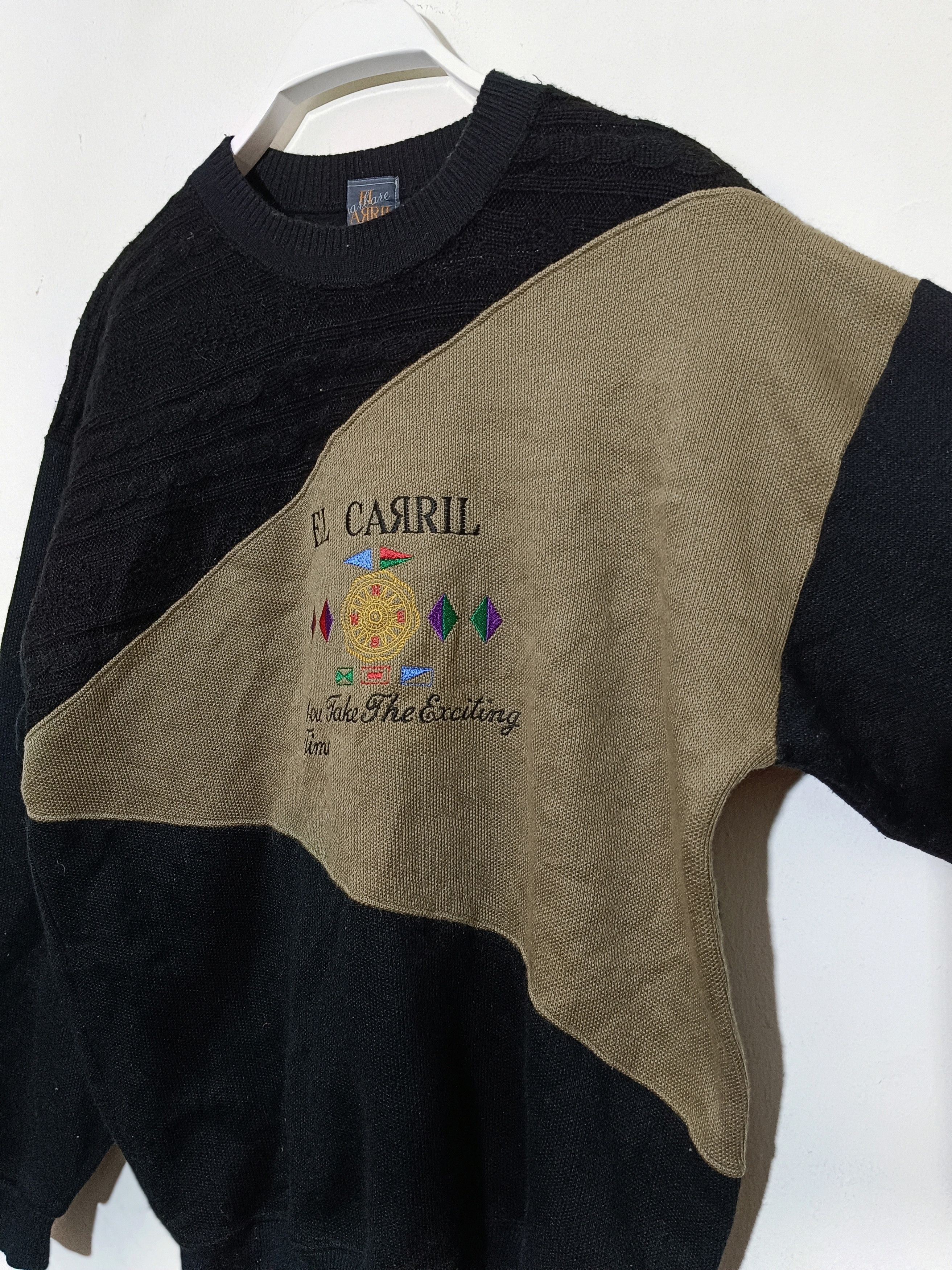 If Six Was Nine × Japanese Brand Vintage Japanese Brand El Carril Sweatshirt Size US L / EU 52-54 / 3 - 2 Thumbnail