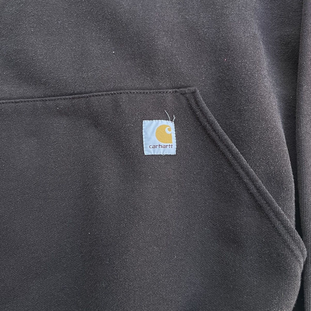 Carhartt Vintage Carhartt Heavyweight Hoodie Brown XL Mens Size US XL / EU 56 / 4 - 3 Thumbnail