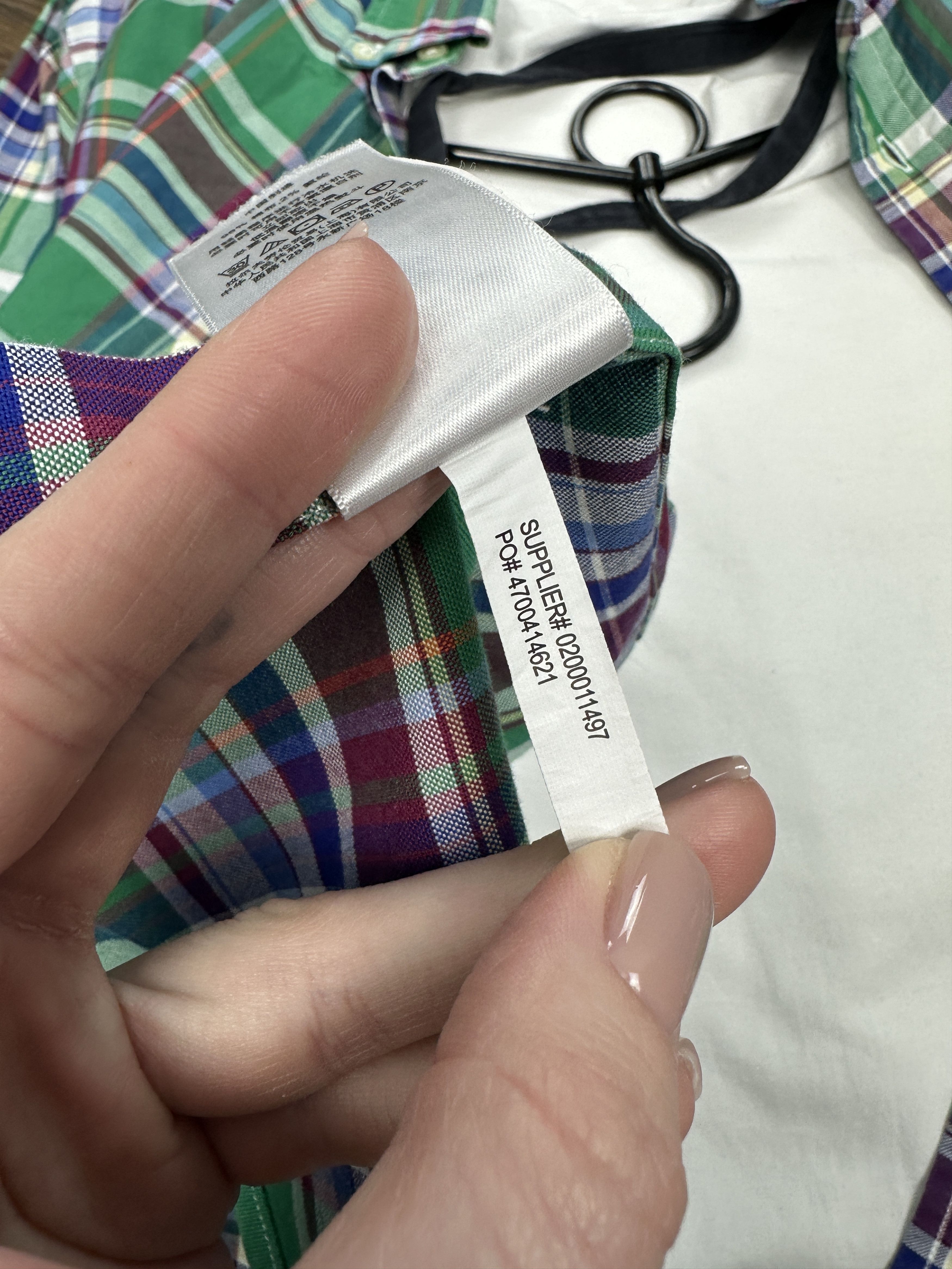 Polo Ralph Lauren × Ralph Lauren Polo Ralph Lauren Vintage Long Sleeve Check Shirt Size US L / EU 52-54 / 3 - 7 Thumbnail
