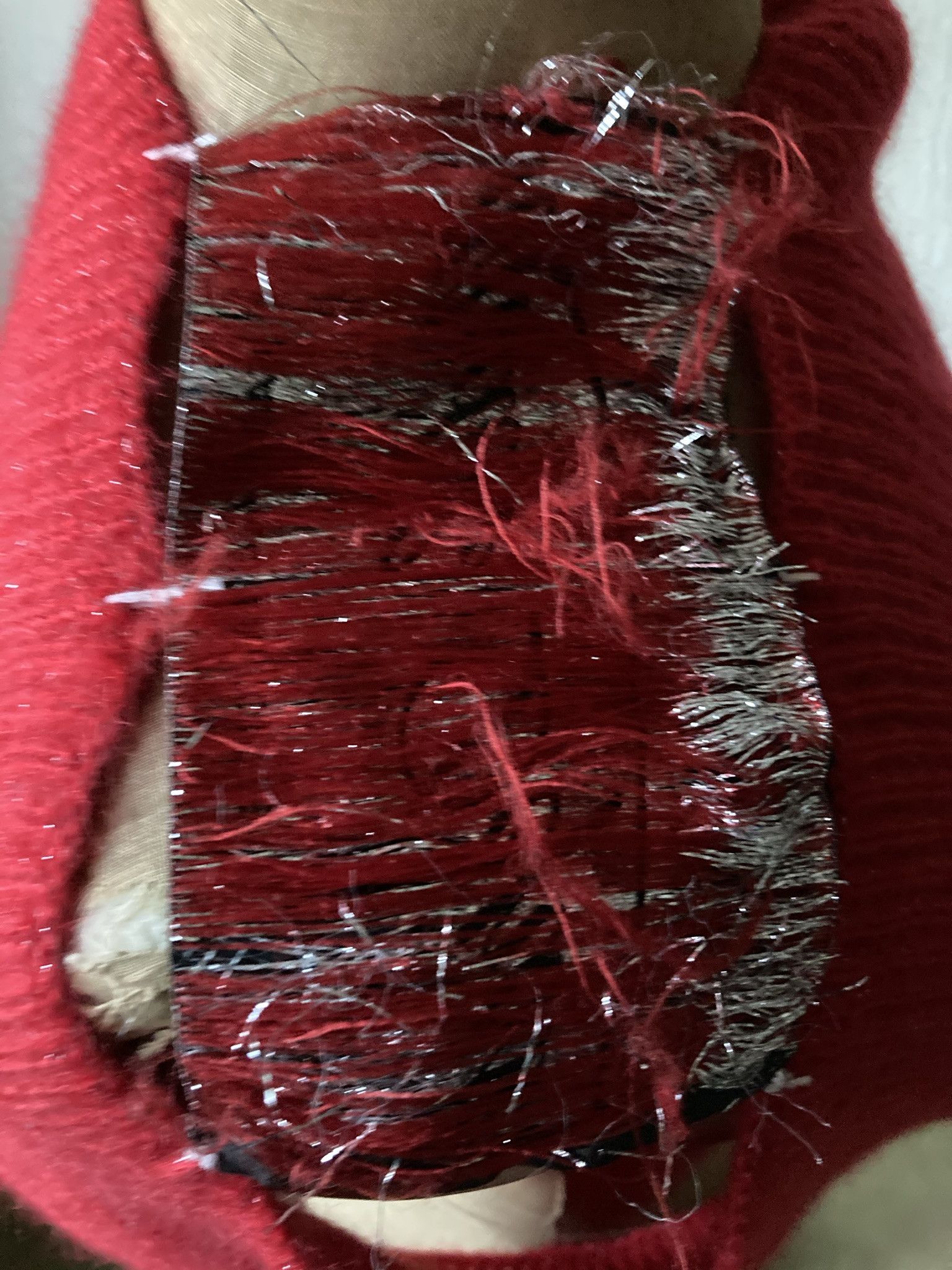 Maison Margiela Martin Margiela Red Mohair Bolero Label Fall 2004 Size M / US 6-8 / IT 42-44 - 5 Thumbnail