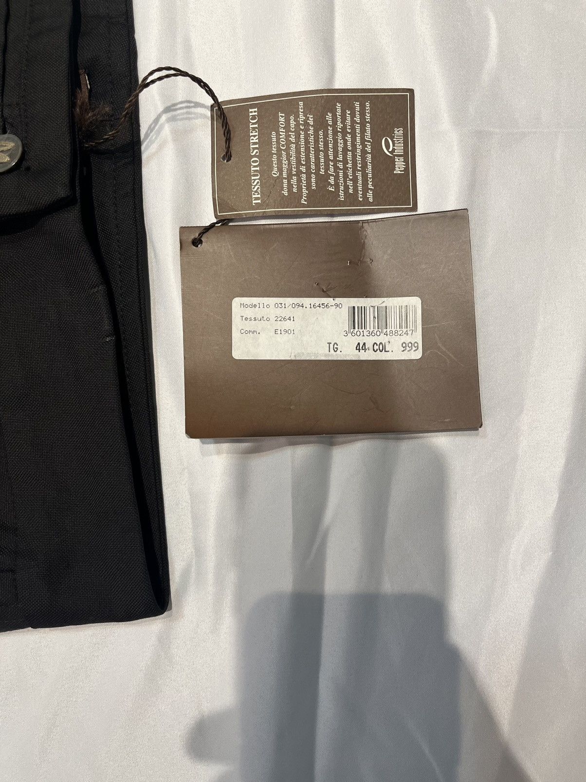 Moncler × Vintage Moncler Ladies’ Black Cotton Wide-legged Trouser Pants Y2K Size 30" / US 8 / IT 44 - 6 Thumbnail