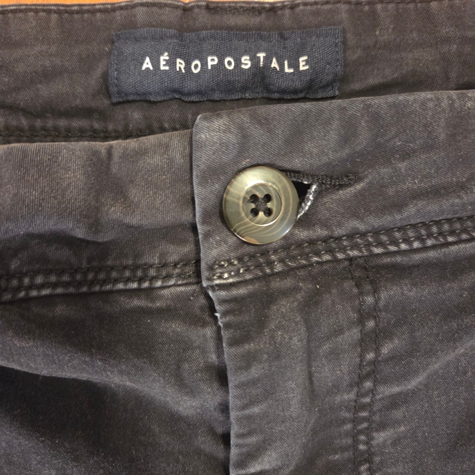 Aeropostale Aeropostale Denim Black Jean Shorts - Men's Size 32 Size US 32 / EU 48 - 5 Thumbnail