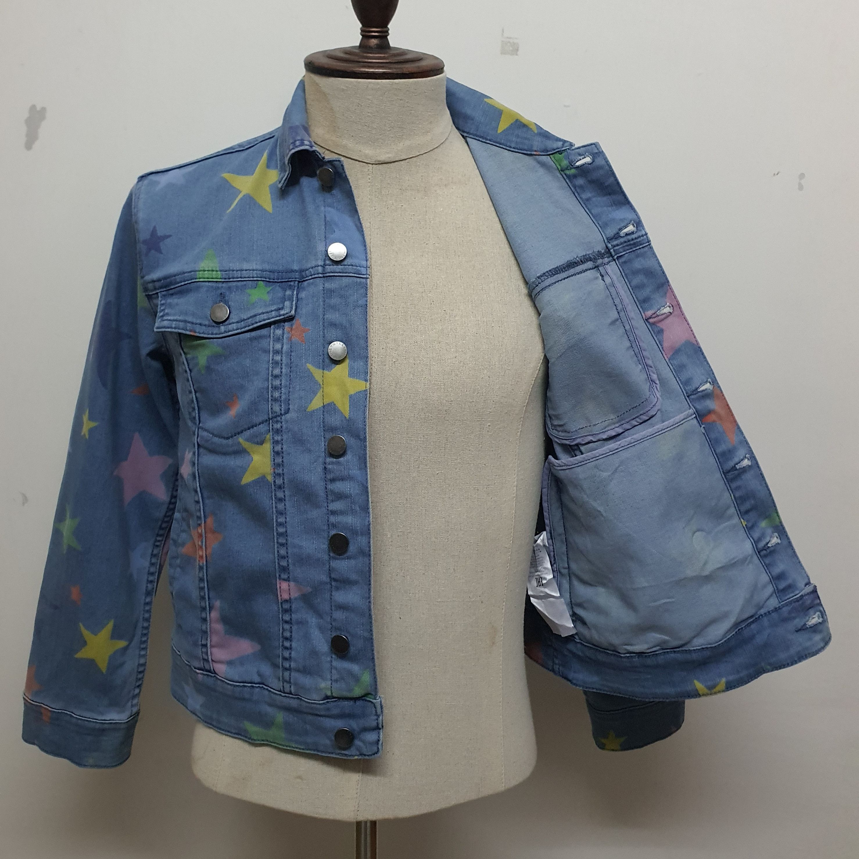 Stella McCartney STELLA McCARTNEY Stars Denim Jackets. Size XXS / US 00 / IT 34 - 2 Thumbnail