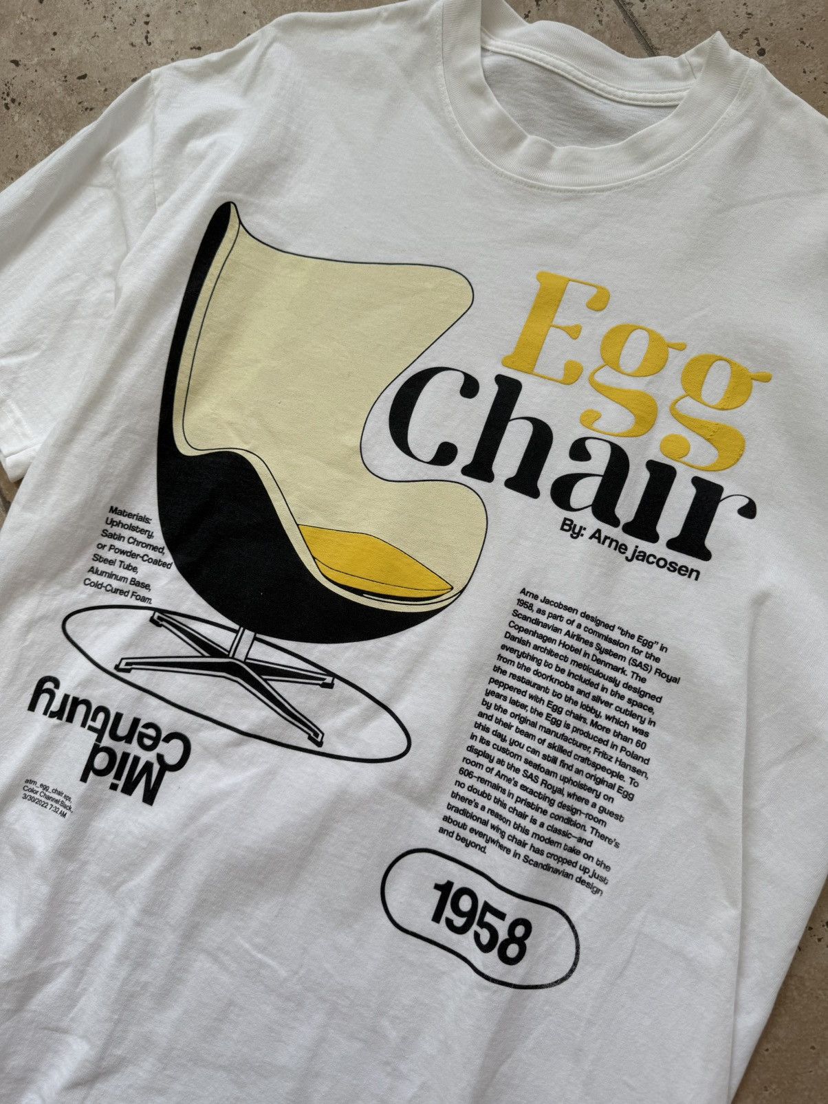 atthemoment Egg Chair T-Shirt Size US L / EU 52-54 / 3 - 2 Thumbnail