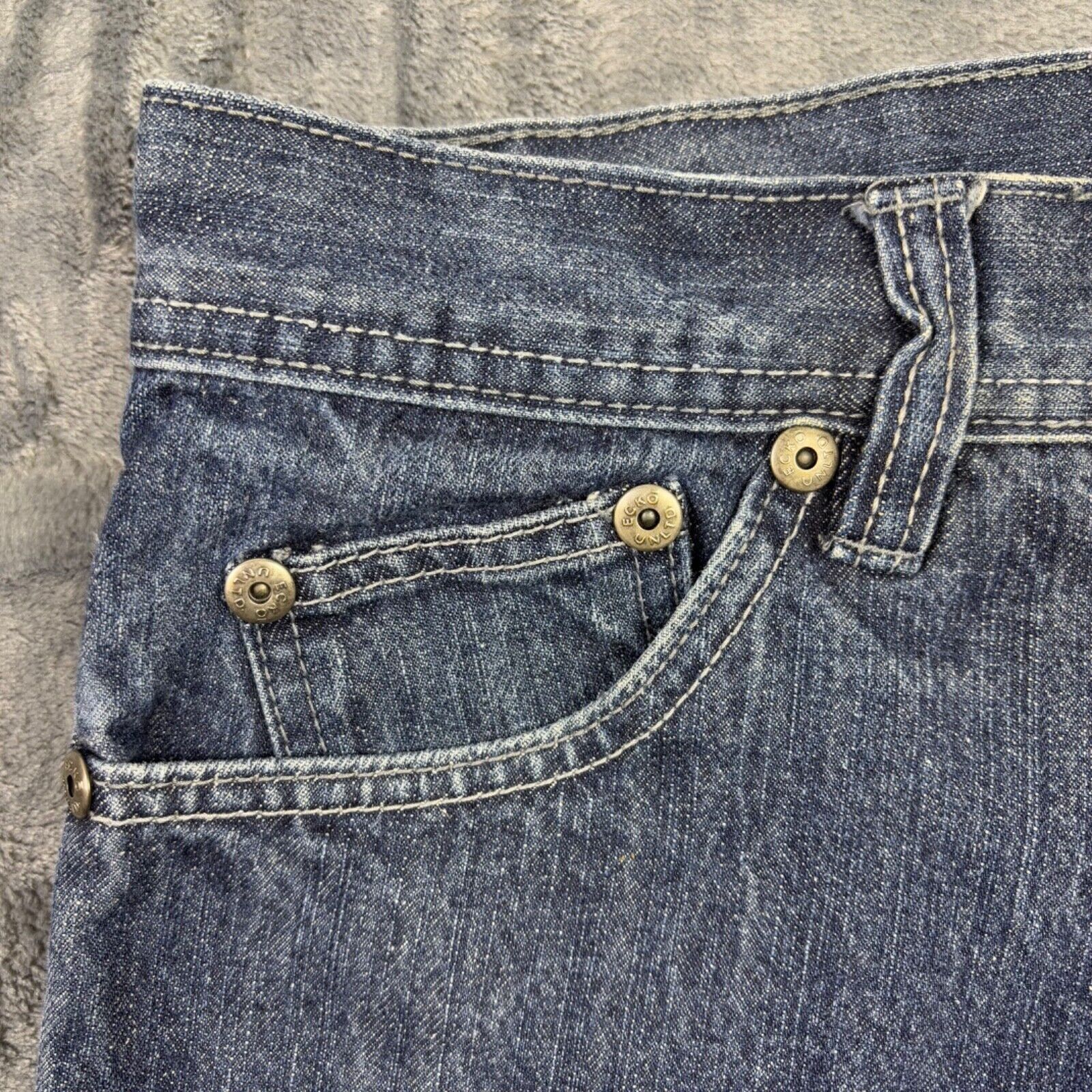 Ecko Unltd. VTG Ecko Unltd Rhino Brand Baggy Jeans 30x30 Embroidered Size US 30 / EU 46 - 11 Thumbnail