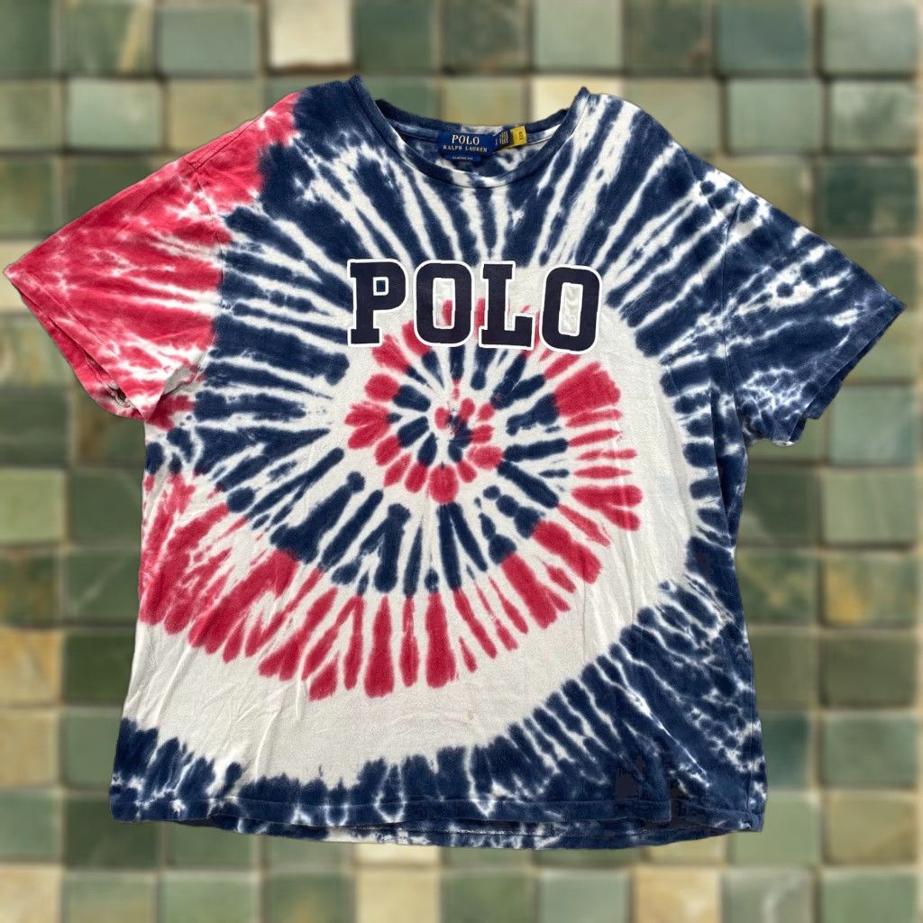 Ralph Lauren Polo Ralph Lauren Shirt Mens Large Tie Dye Preppy Boho Festival A Size US L / EU 52-54 / 3 - 1 Thumbnail