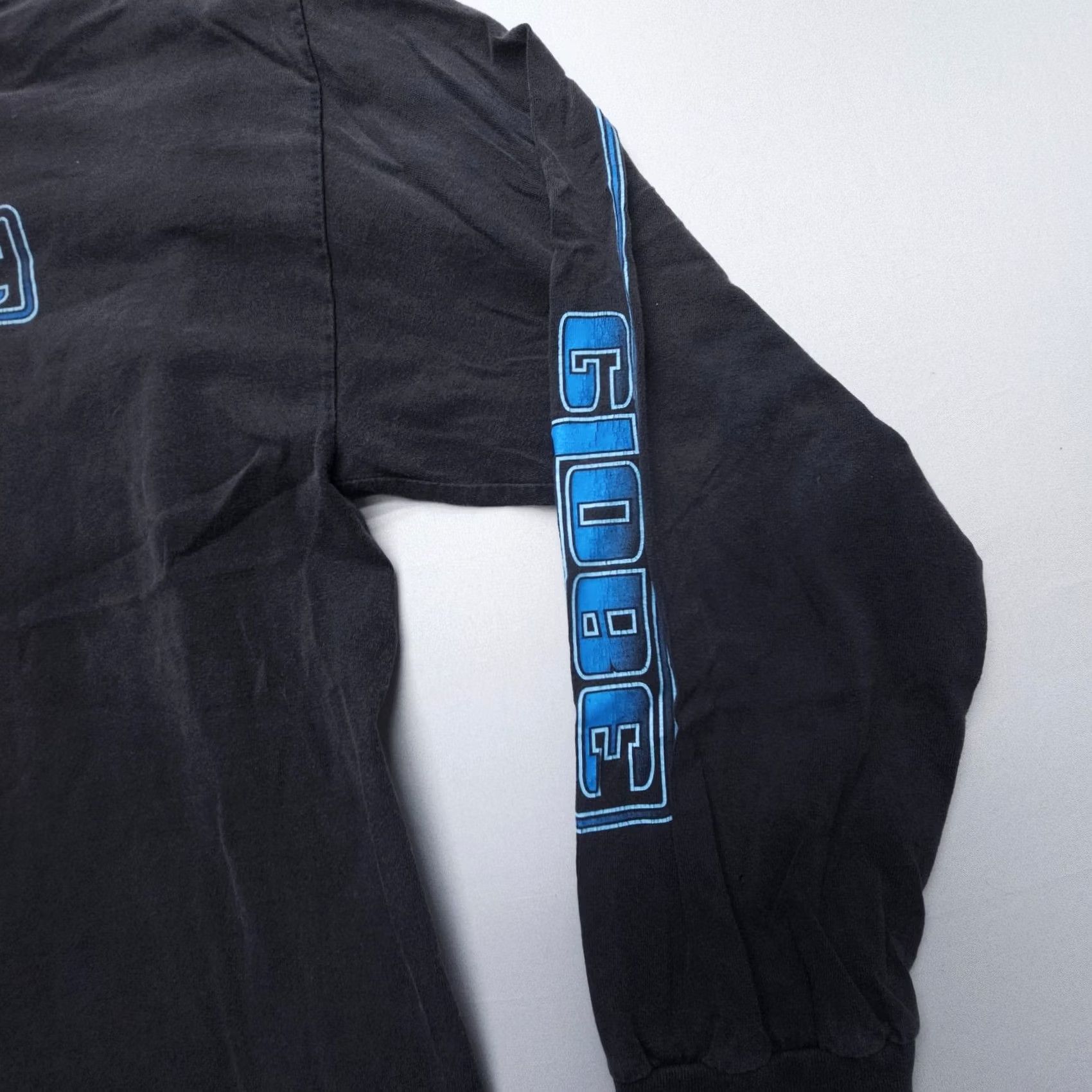 Globe VINTAGE Globe T-Shirt Long Sleeve Mens XL 90s USA Spellout Black Cotton Graphic Print Crew Neck 1990-1999 Men’s Regular Boys Womens Size US XL / EU 56 / 4 - 4 Thumbnail