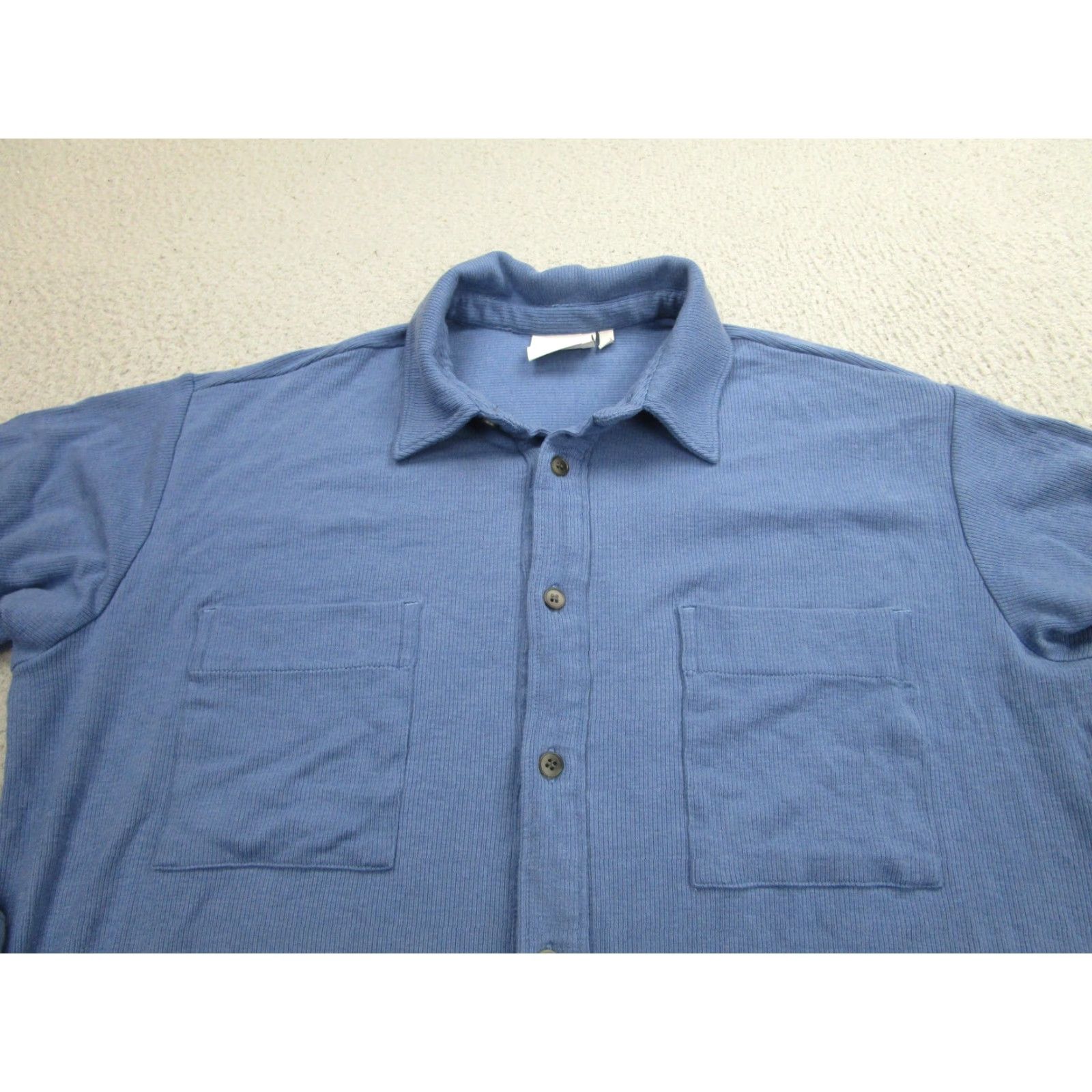 Richer Poorer RicherPoorer Shirt Womens XS Button Up Long Sleeve Tencel Wool Blend Pocket Size XS / US 0-2 / IT 36-38 - 2 Thumbnail