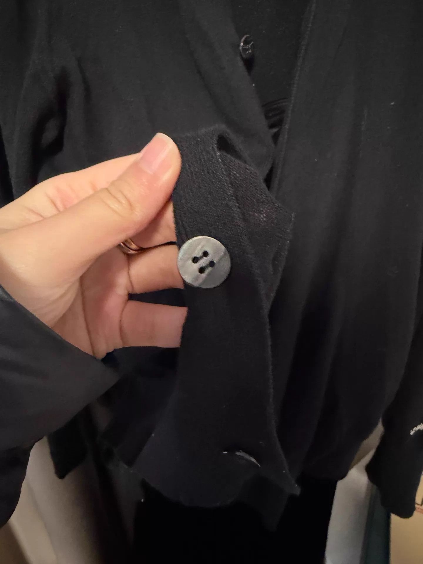Yohji Yamamoto Yohji Yamamoto Regulation Black Knit Cardigan 2 Size US M / EU 48-50 / 2 - 6 Thumbnail