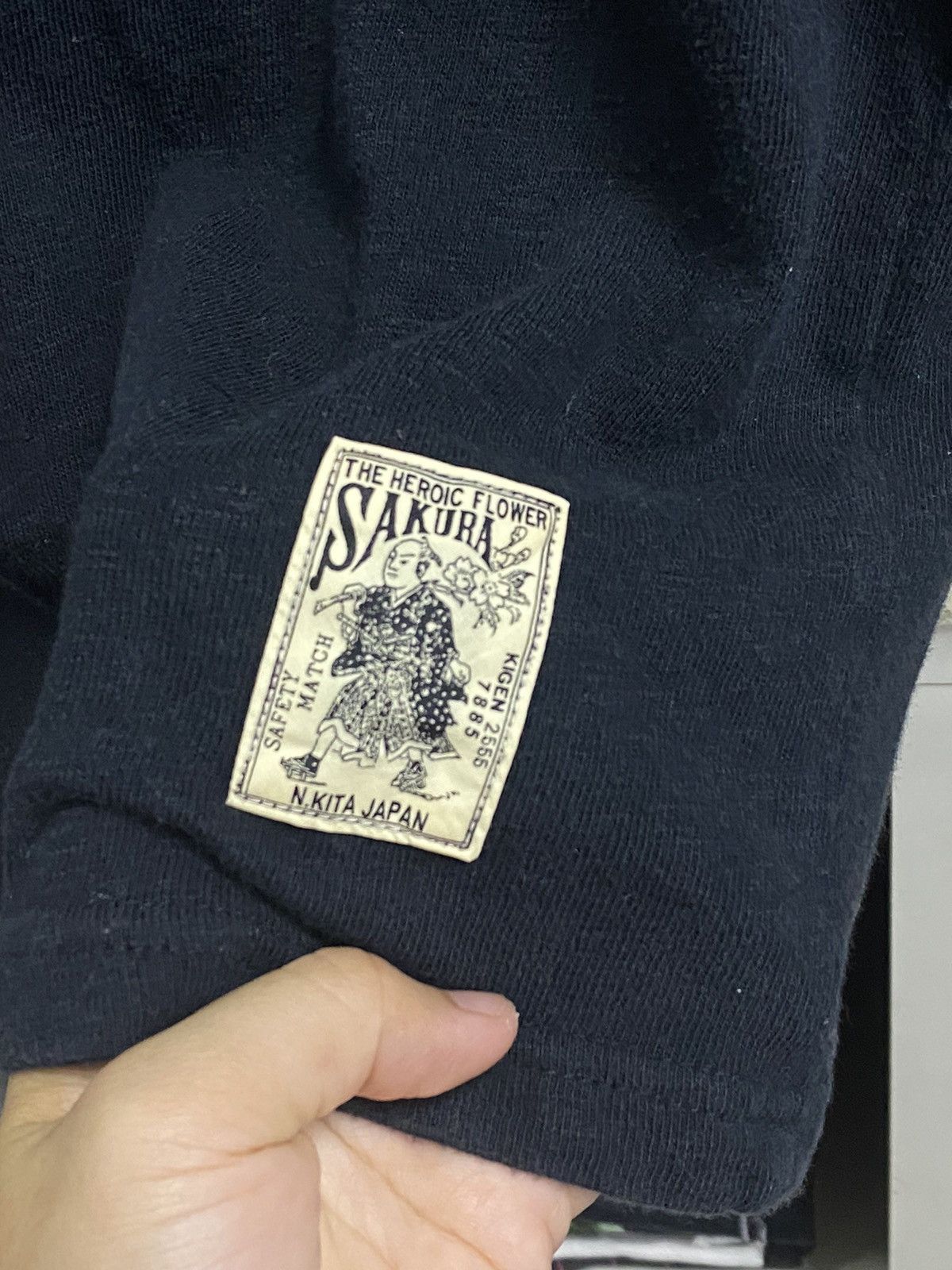 Vintage Japanese Traditional Sakura Design Cotton Tees Size US M / EU 48-50 / 2 - 8 Thumbnail