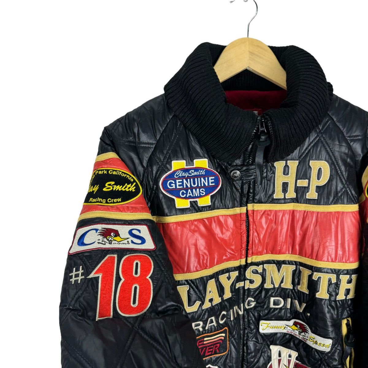 Other 🔥CLAY SMITH RACING CREW MOONEYES PUFFER JACKET Size US L / EU 52-54 / 3 - 6 Thumbnail