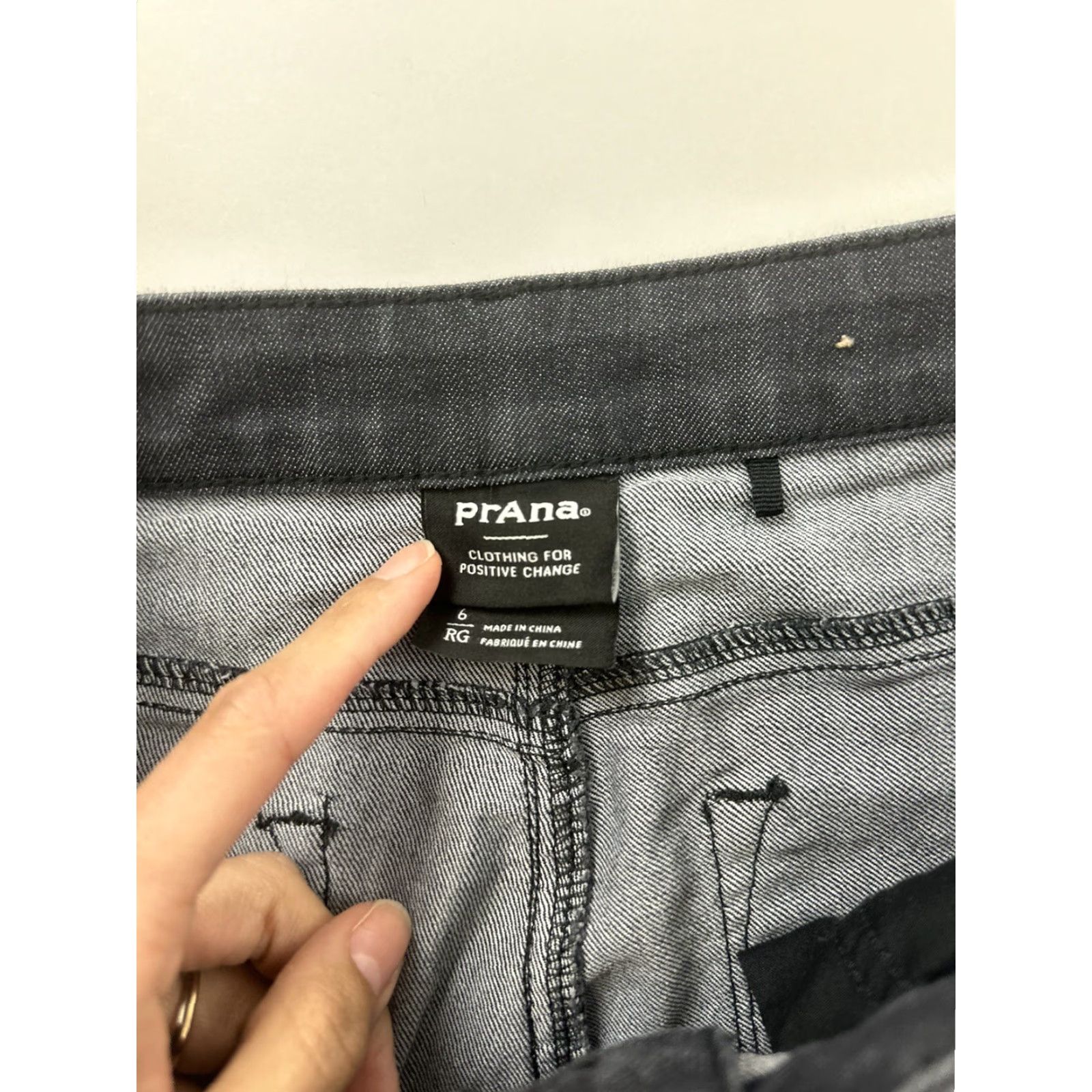 Prana VINTAGE Prana Jeans Womens 6 / 28 Faded Black Skinny _2 Size 28" / US 6 / IT 42 - 6 Thumbnail