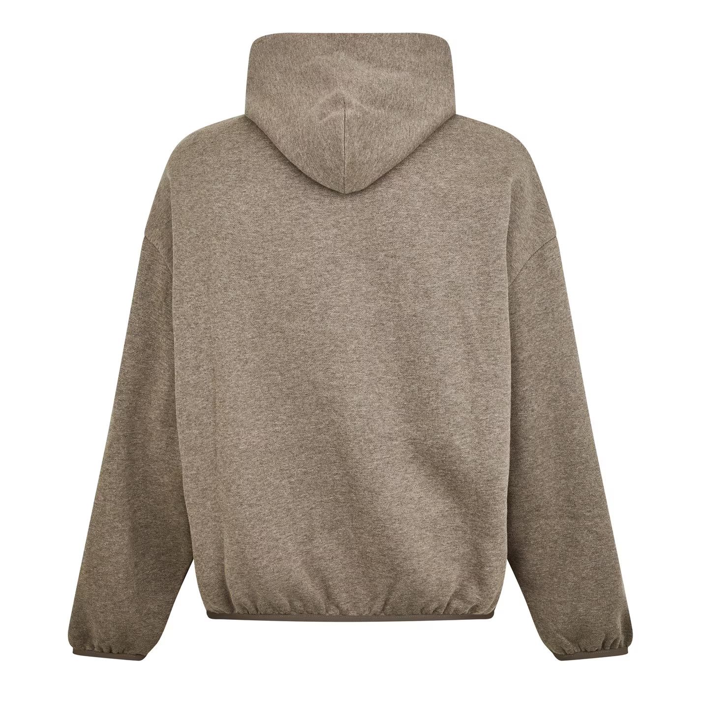 Fear of God o1g2r1mq0426 Logo Tab Cotton Hoodie in Brown Size US XS / EU 42 / 0 - 6 Thumbnail