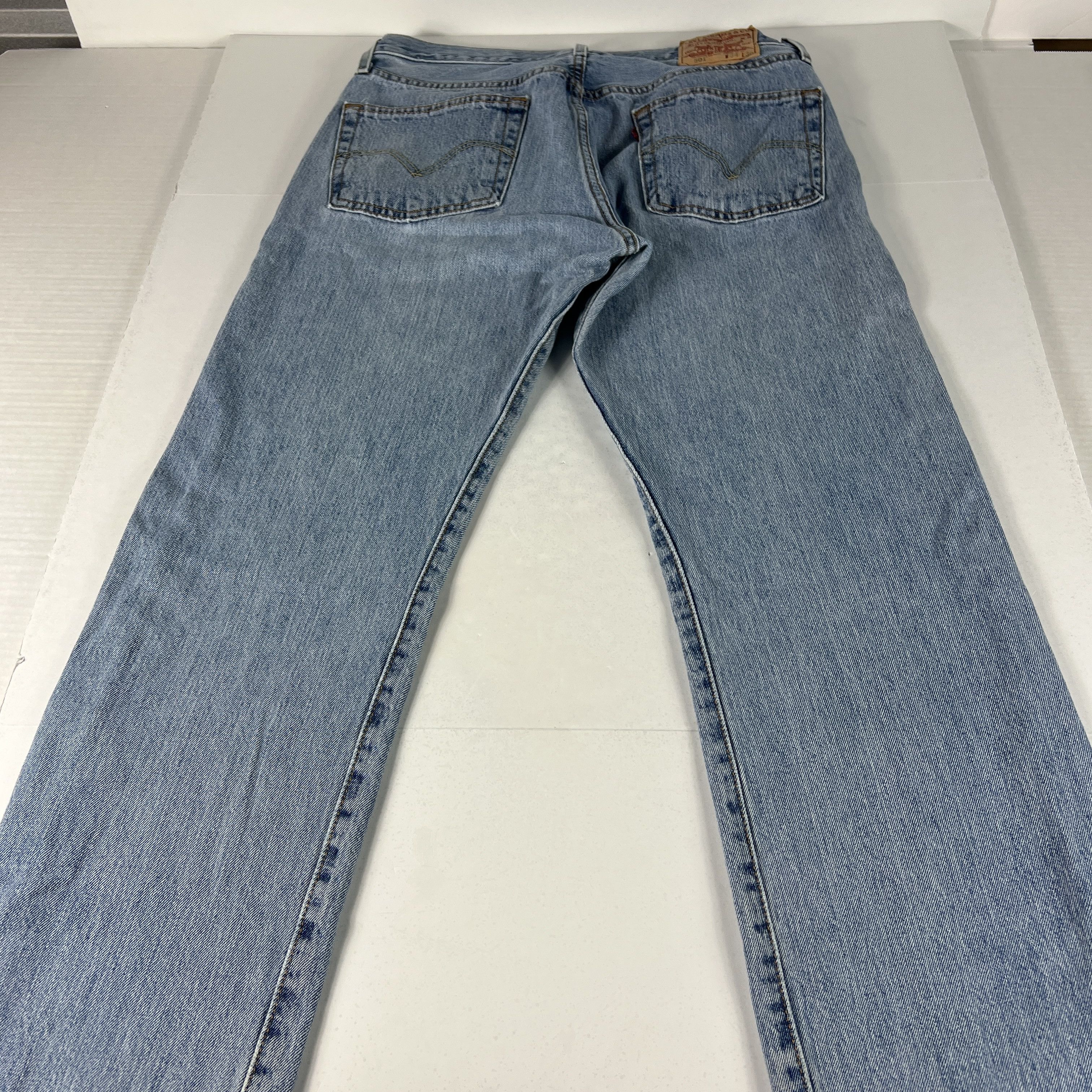 Levi's × Vintage Y2K Levi's Jeans 501 XX Original Straight Blue Faded Denim Size US 34 / EU 50 - 13 Thumbnail